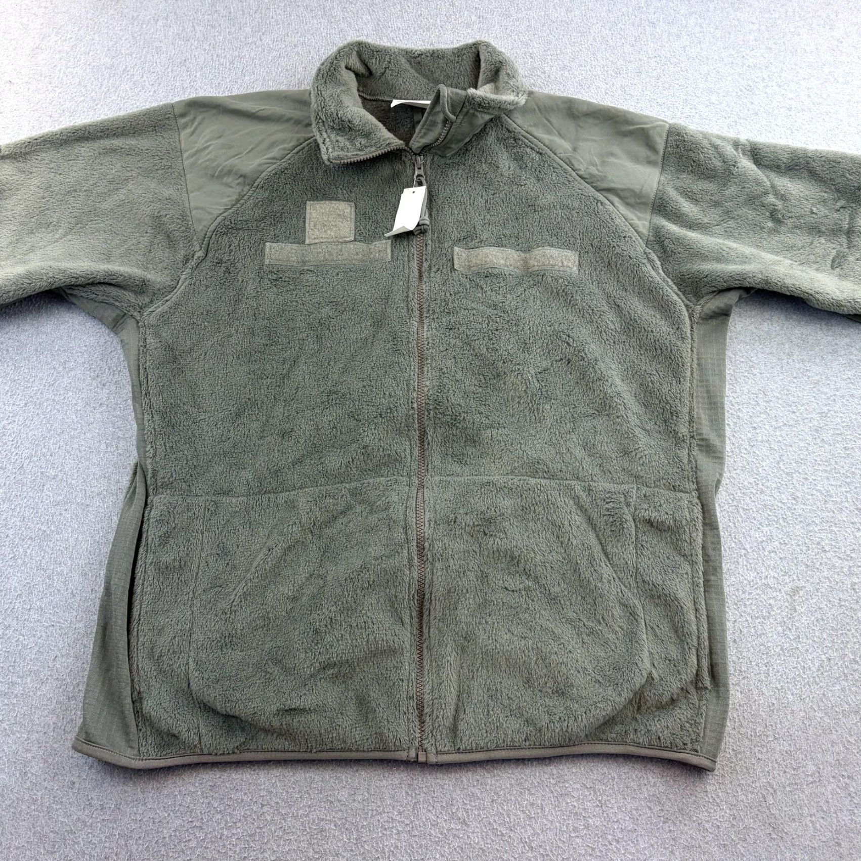Vintage Peckham, Inc. Jacket Mens MT Green Fleece Cold Weather GEN III Military Army Jacket zip pocket Insulated Lined Full Zip Casual Workwear Outdoor Size US M / EU 48-50 / 2 - 6 Thumbnail
