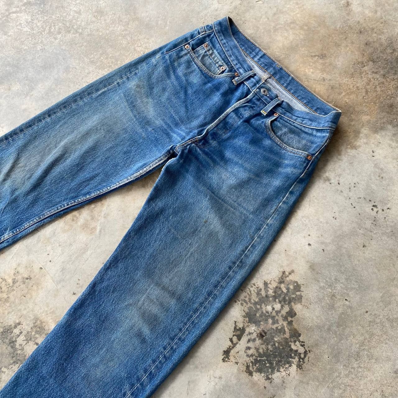 Levi's Vintage Clothing VINTAGE 1992 LEVIS 501xx BLUEWASH FADED BUTTON 520 W31X32.5" Size US 31 - 4 Thumbnail