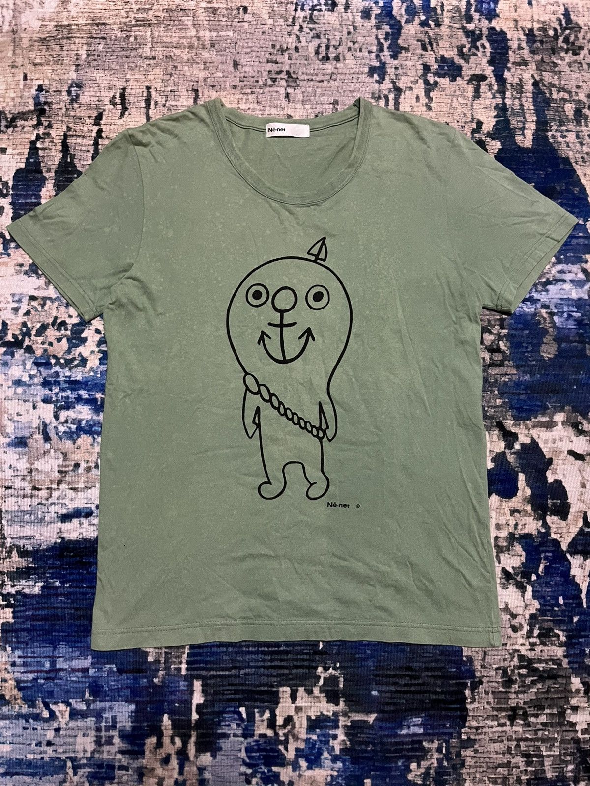 Ne-Net Vintage Ne-Net Big Logo Ikan Dugong Tee Japan Size US M / EU 48-50 / 2 - 1 Thumbnail