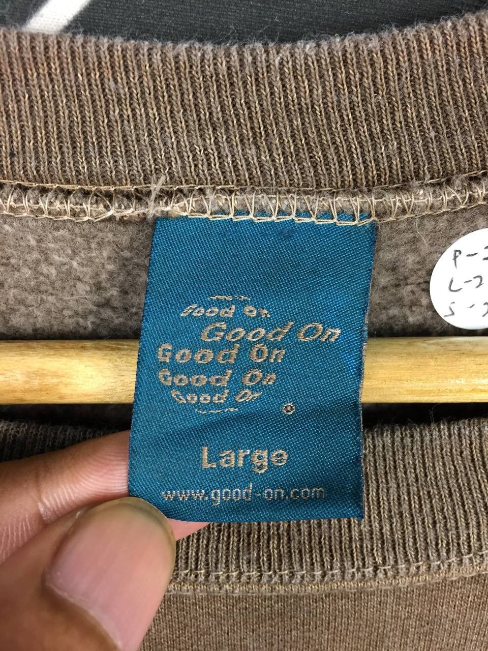 Japanese Brand Good On USA Cotton Pigment Dyed Crewneck Sweatshirt Size US L / EU 52-54 / 3 - 9 Thumbnail
