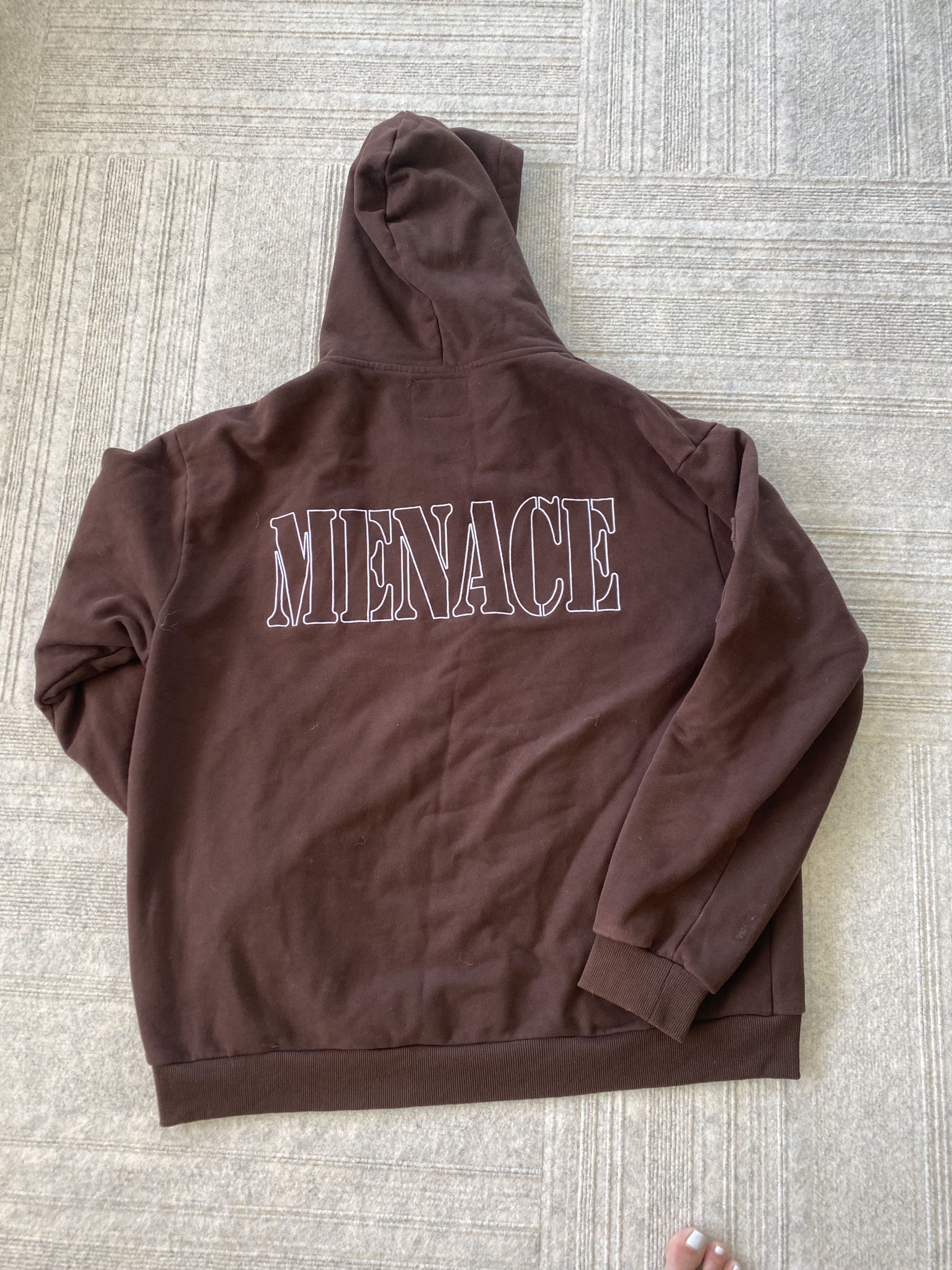 Menace Menace Zip-Up Hoodie Embroidered Size US L / EU 52-54 / 3 - 4 Thumbnail