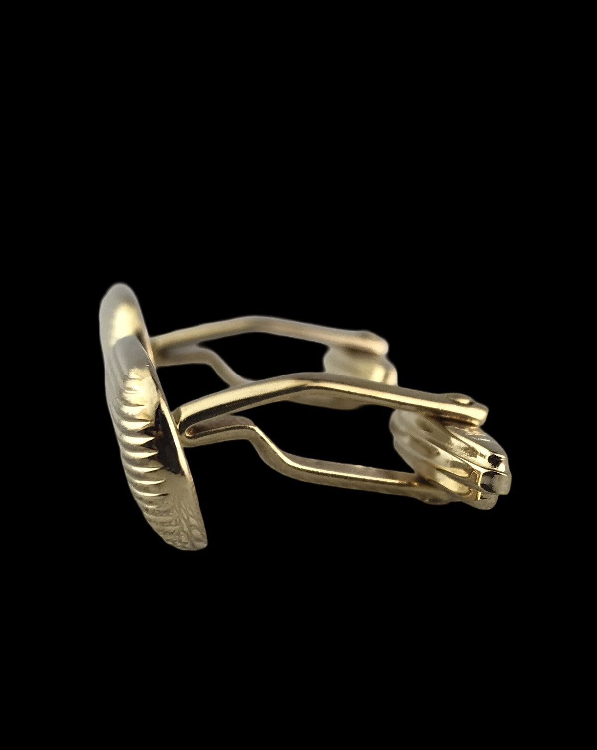 Christian Dior Monsieur VINTAGE CHRISTIAN DIOR STRIPED ENAMEL CUFFLINKS 🇩🇪 Size ONE SIZE - 4 Thumbnail