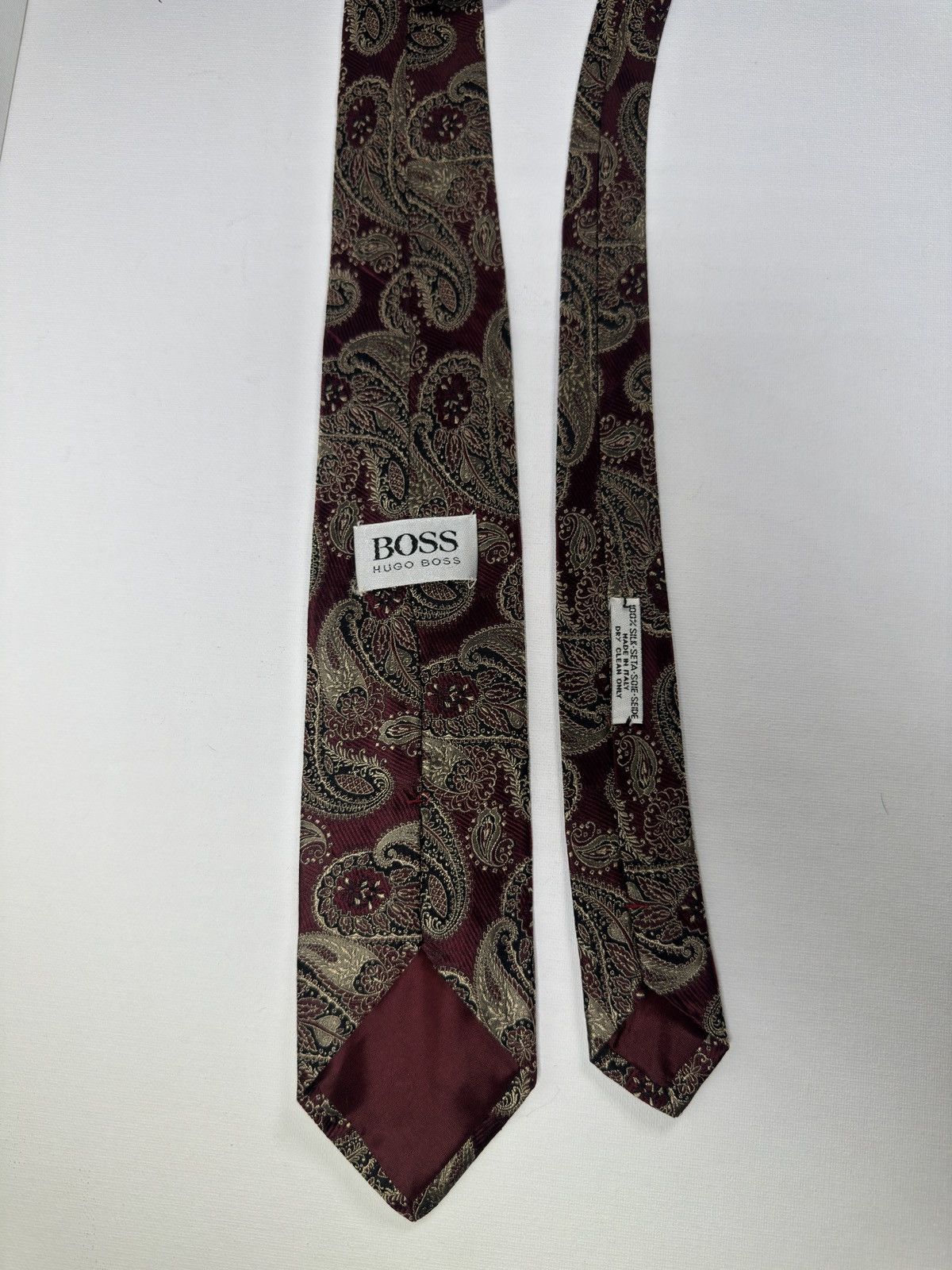 Hugo Boss HUGO BOSS 100% Silk Tie Floral Pattern - Made in Italy Size ONE SIZE - 3 Thumbnail