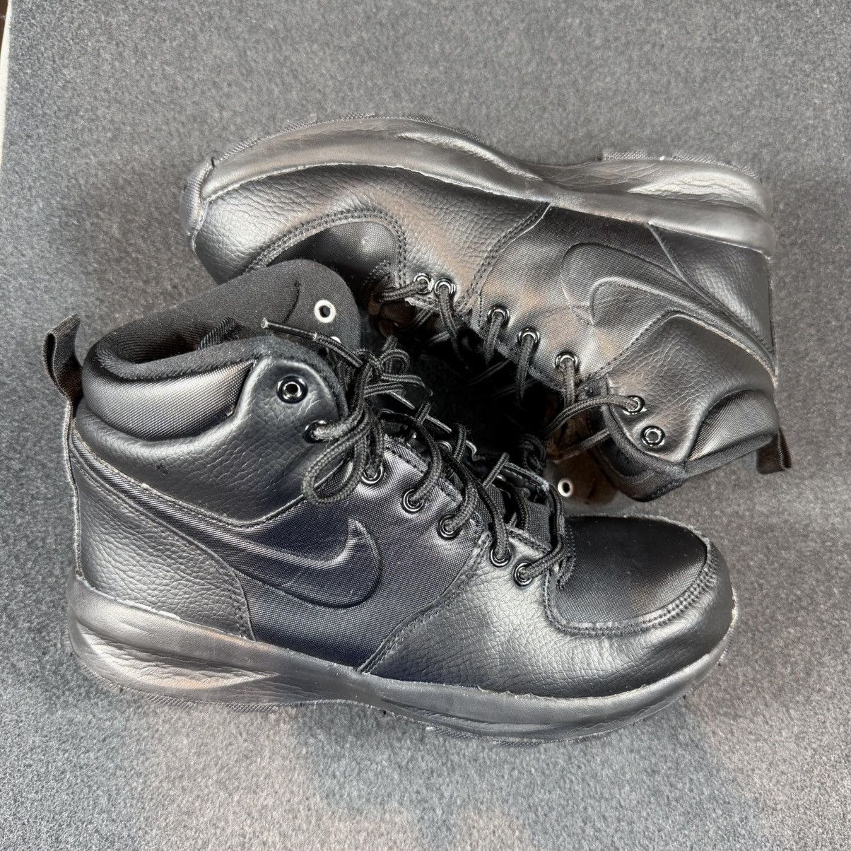 Nike Nike Manoa Leather Hiking Boots Youth Size 7Y Black Trail Size US 7 / EU 40 - 1 Thumbnail