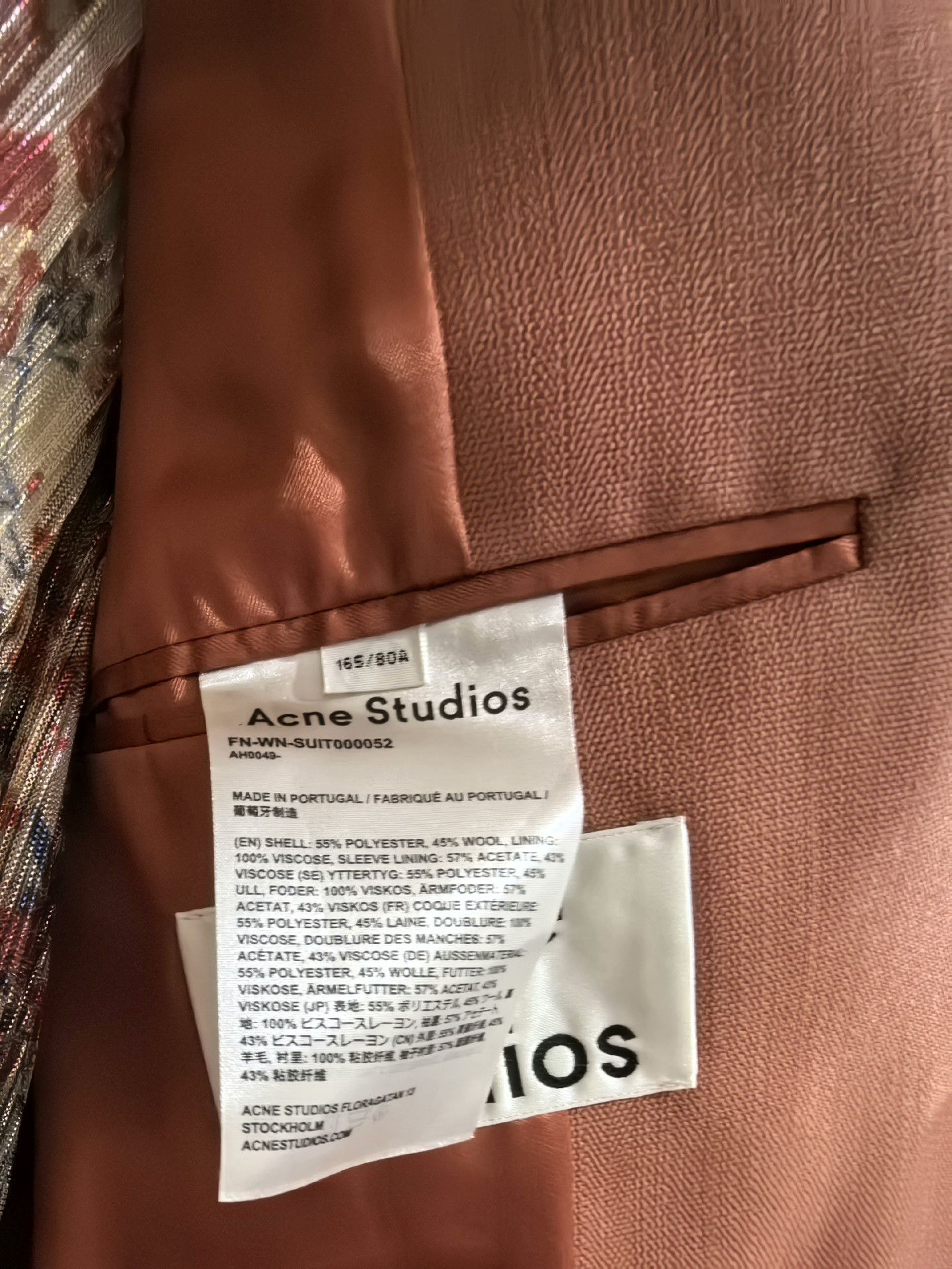 Acne Studios acne studios Salmon suit 2501-Nextarrow Size US S / EU 44-46 / 1 - 2 Thumbnail