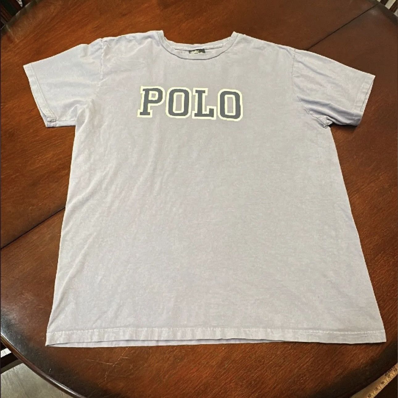 Polo Ralph Lauren × Vintage Vintage 90s Polo Ralph Lauren Spellout Short Sleeve Shirt Size US L / EU 52-54 / 3 - 1 Thumbnail