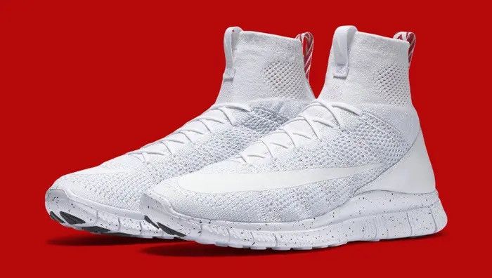 Nike Nike Flyknit Mercurial 'Triple White' Size US 5 / EU 37 - 15 Thumbnail
