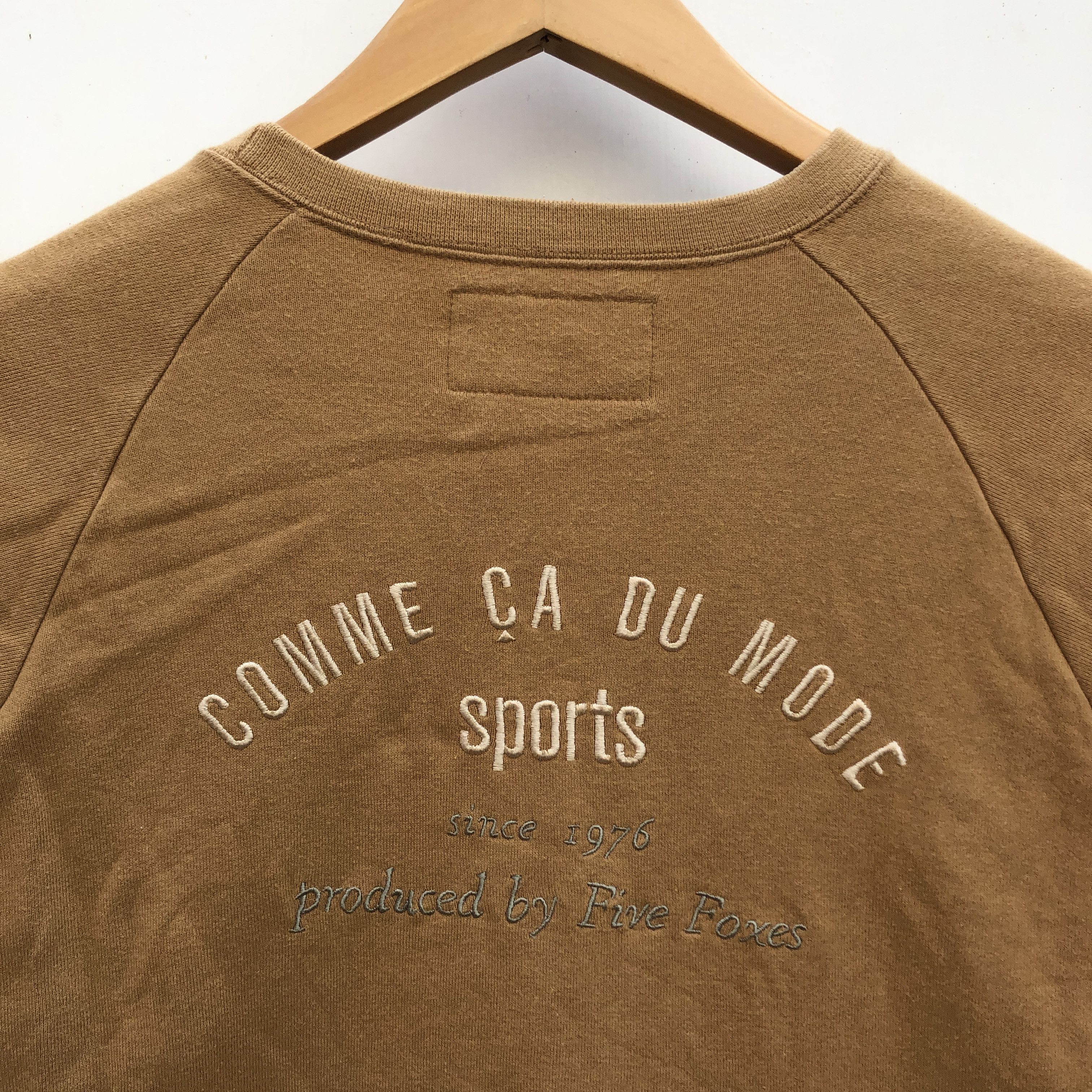 Japanese Brand Vintage COMME CA DU MODE Crew Neck Sweatshirt #0904-29 Size US M / EU 48-50 / 2 - 2 Thumbnail