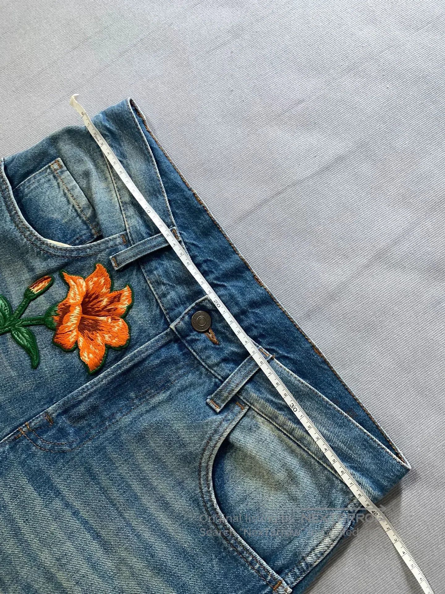 Gucci Gucci Coral Snake Embroidered Jeans. Size US 30 / EU 46 - 7 Thumbnail