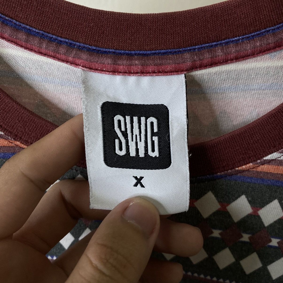 Swagger Native Motive Pendleton Style T Shirt Size US L / EU 52-54 / 3 - 3 Thumbnail
