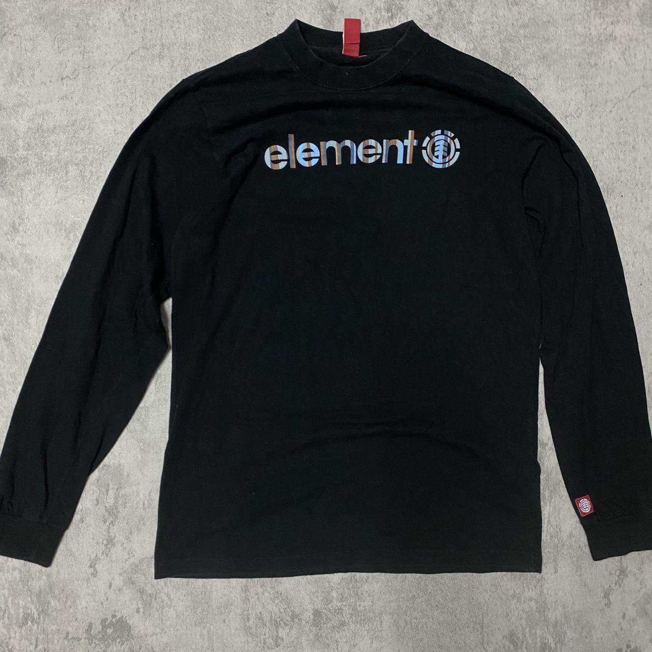 Element Element black long sleeve shirt with blue logo #skater Size US S / EU 44-46 / 1 - 1 Thumbnail