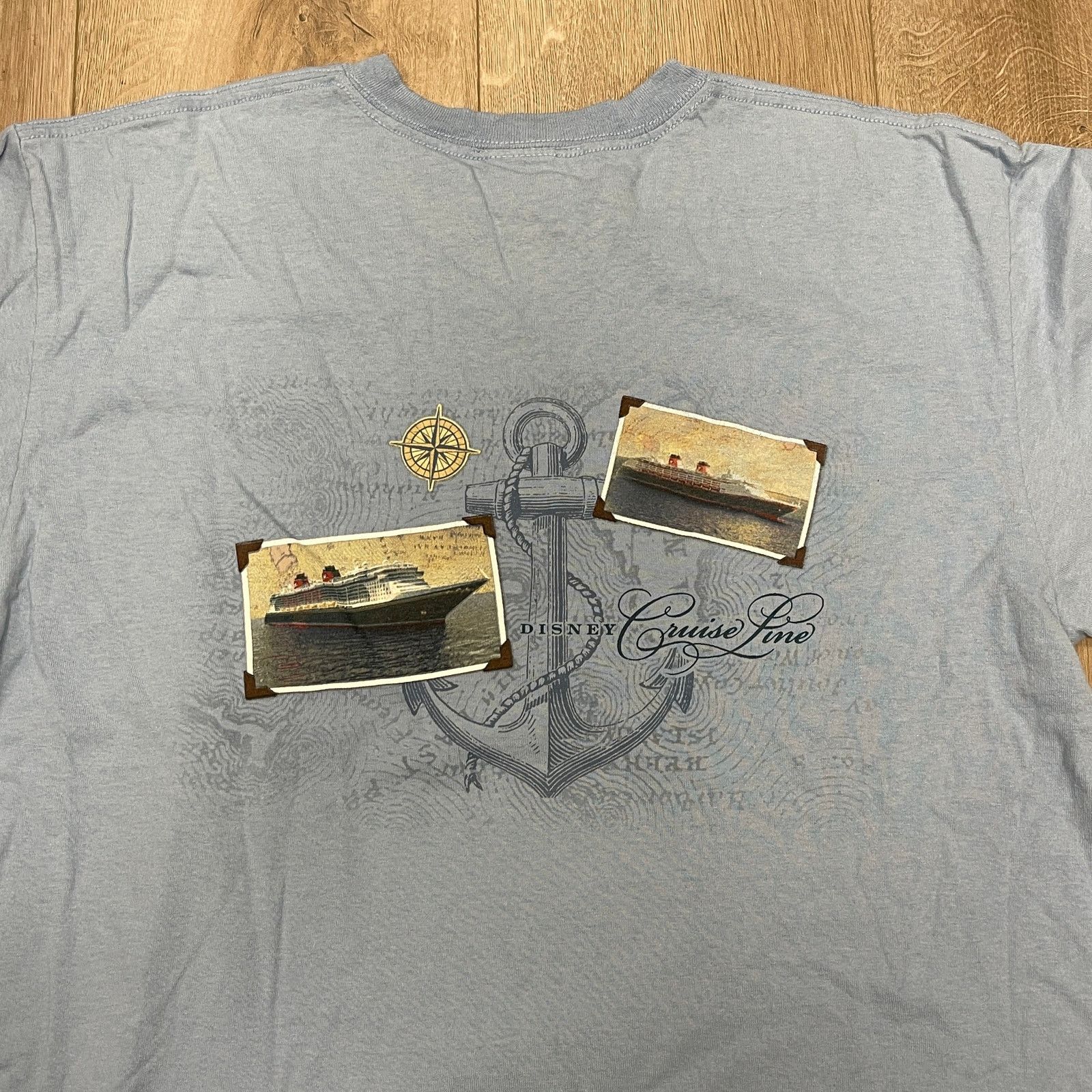 Disney 2011 Disney Dream Cruise Line Blue Tee T Shirt size Large L Size US L / EU 52-54 / 3 - 2 Thumbnail