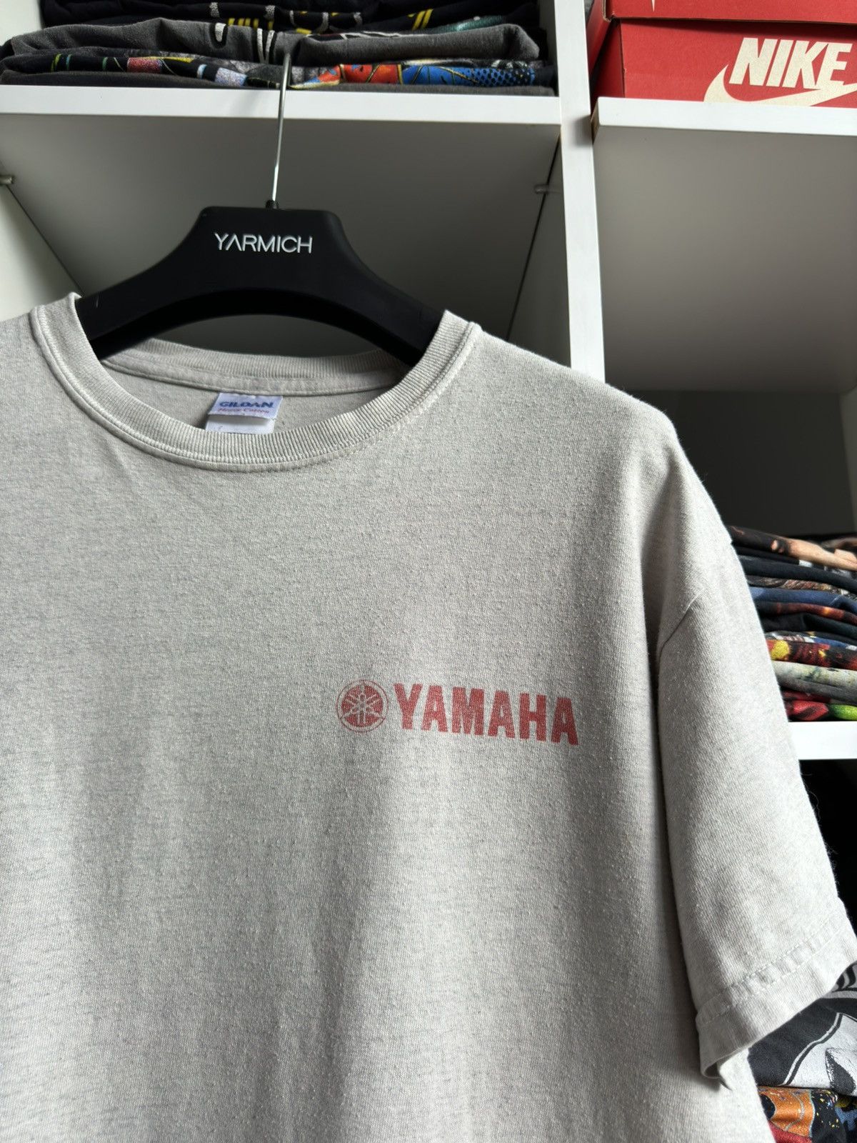 Vintage Vintage 90s Yamaha Day Moto Racing Tee T Shirtt Size US L / EU 52-54 / 3 - 4 Thumbnail