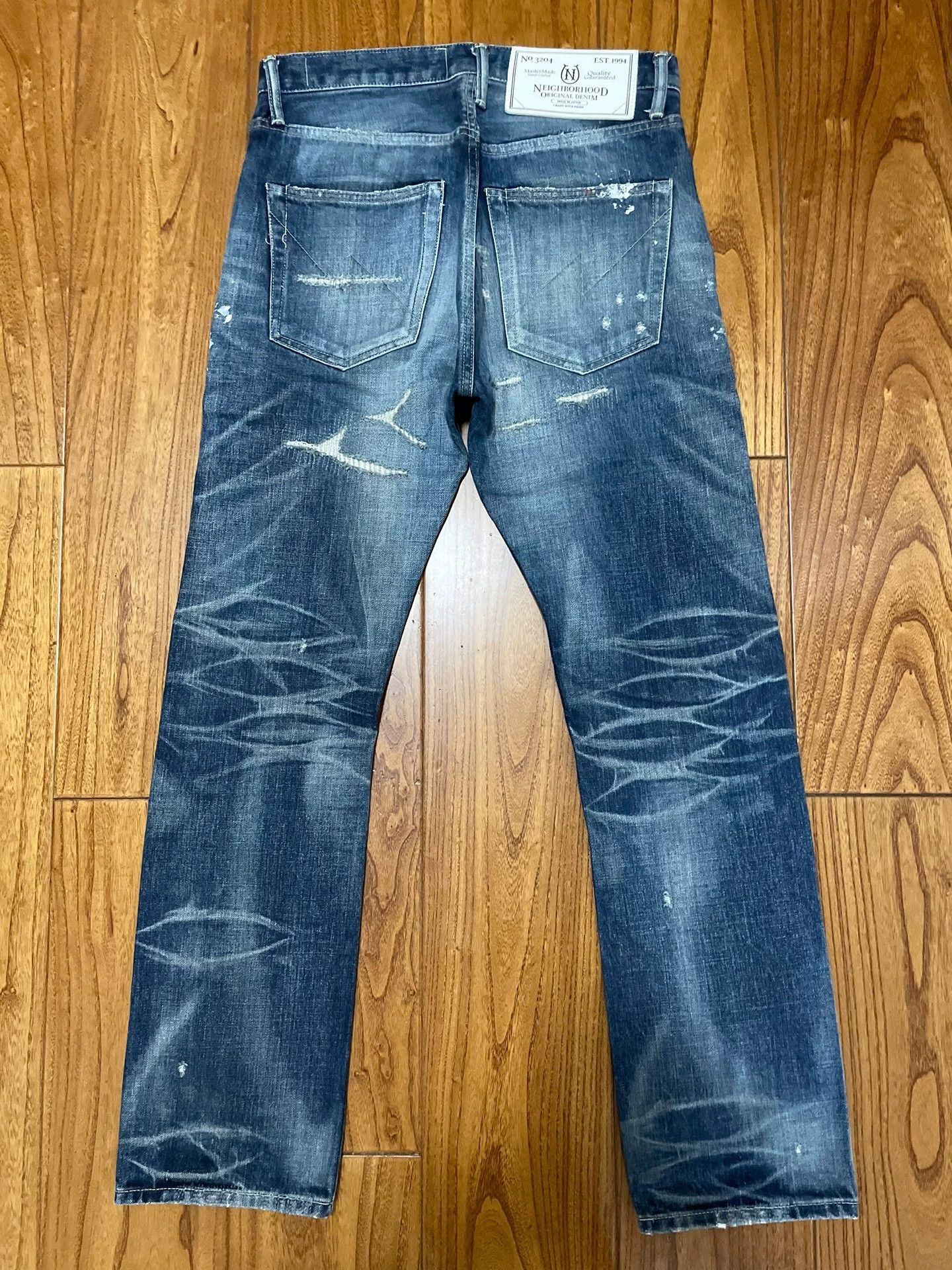Neighborhood NBHD 16SS KNOCK DOWN Vintage Washed Knife-Cut Jeans M Size US 32 / EU 48 - 2 Thumbnail