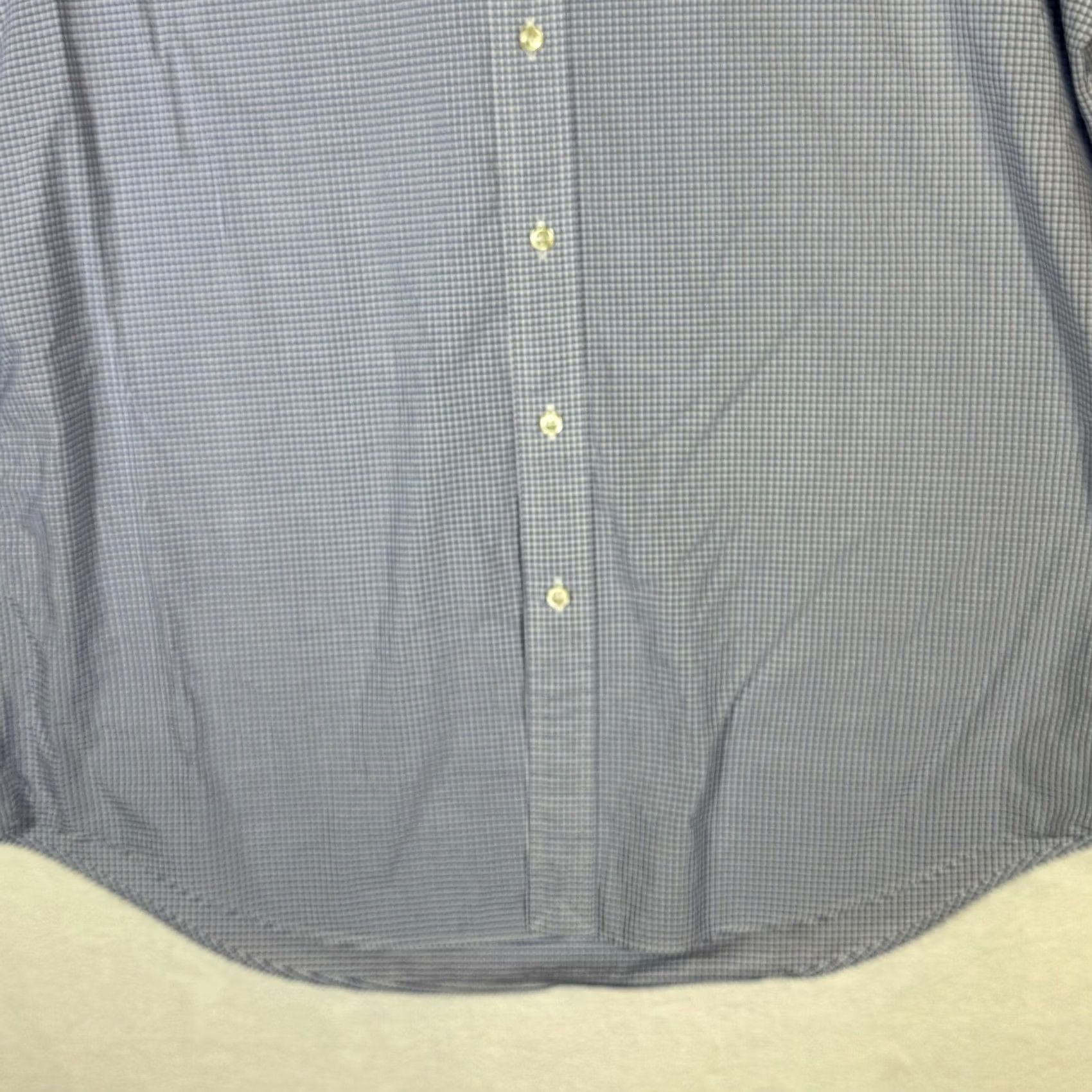 Ralph Lauren Ralph Lauren Shirt Mens XL Blue White Gingham Button Down Long Sleeve Stretch Size US L / EU 52-54 / 3 - 6 Thumbnail