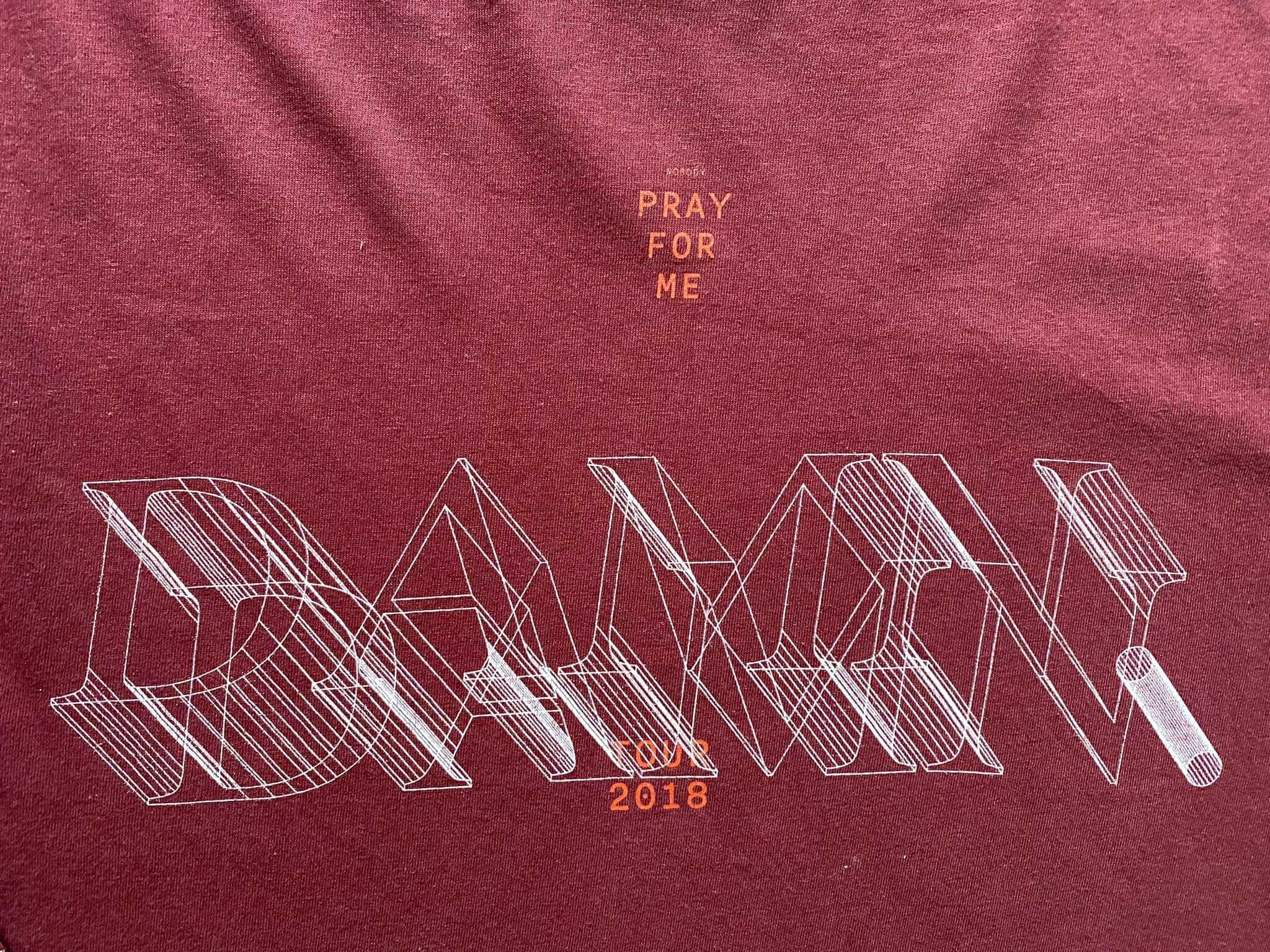 Kendrick Lamar × Top Dawg Entertainment Kendrick Lamar Damn 2018 Album Tour Rap Nobody Pray For Me Size US M / EU 48-50 / 2 - 4 Thumbnail