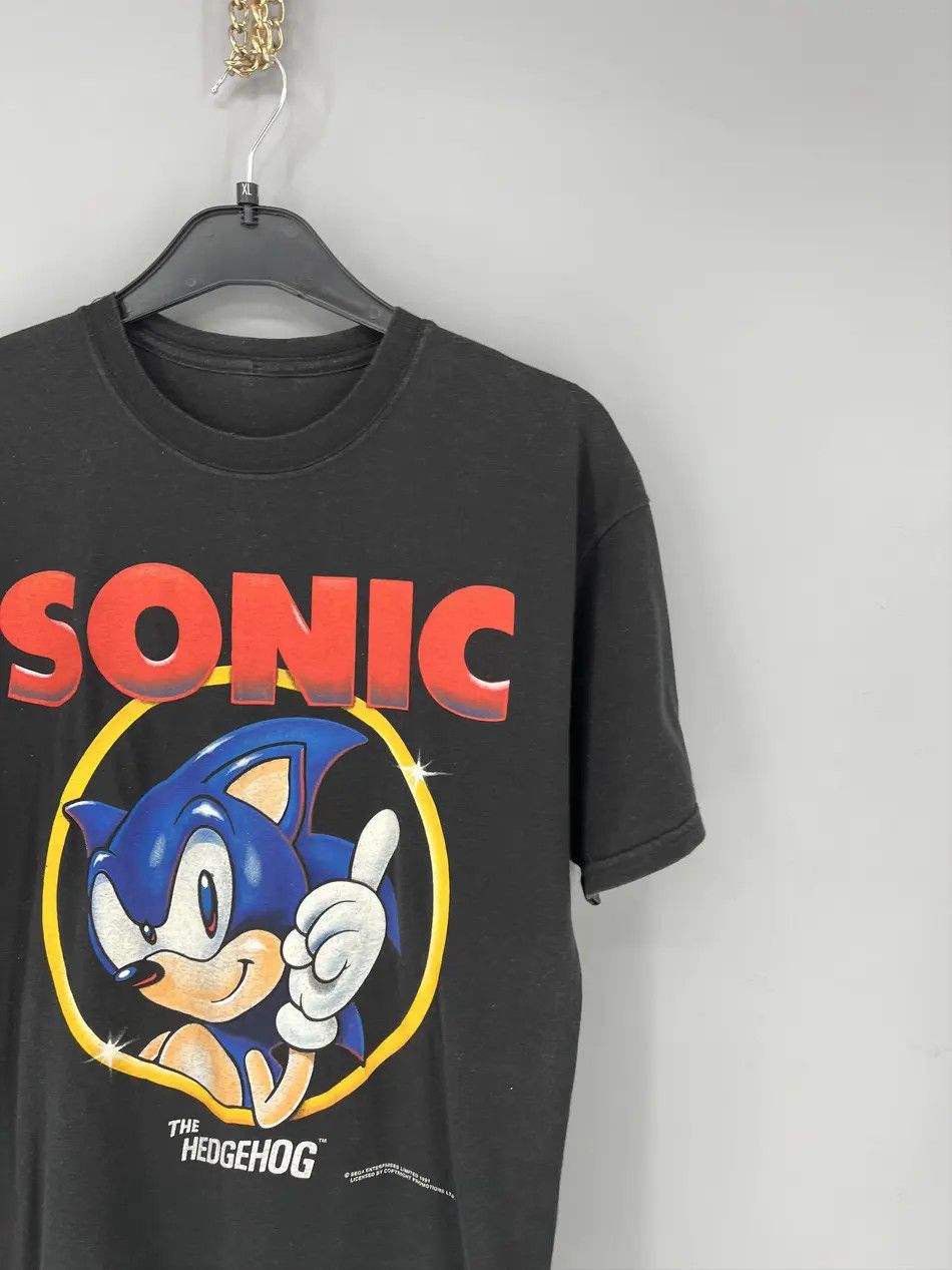 Cartoon Network Vintage Tee Sonic the Hedgehog Sega 1991 Streetwear Style Size US M / EU 48-50 / 2 - 5 Thumbnail