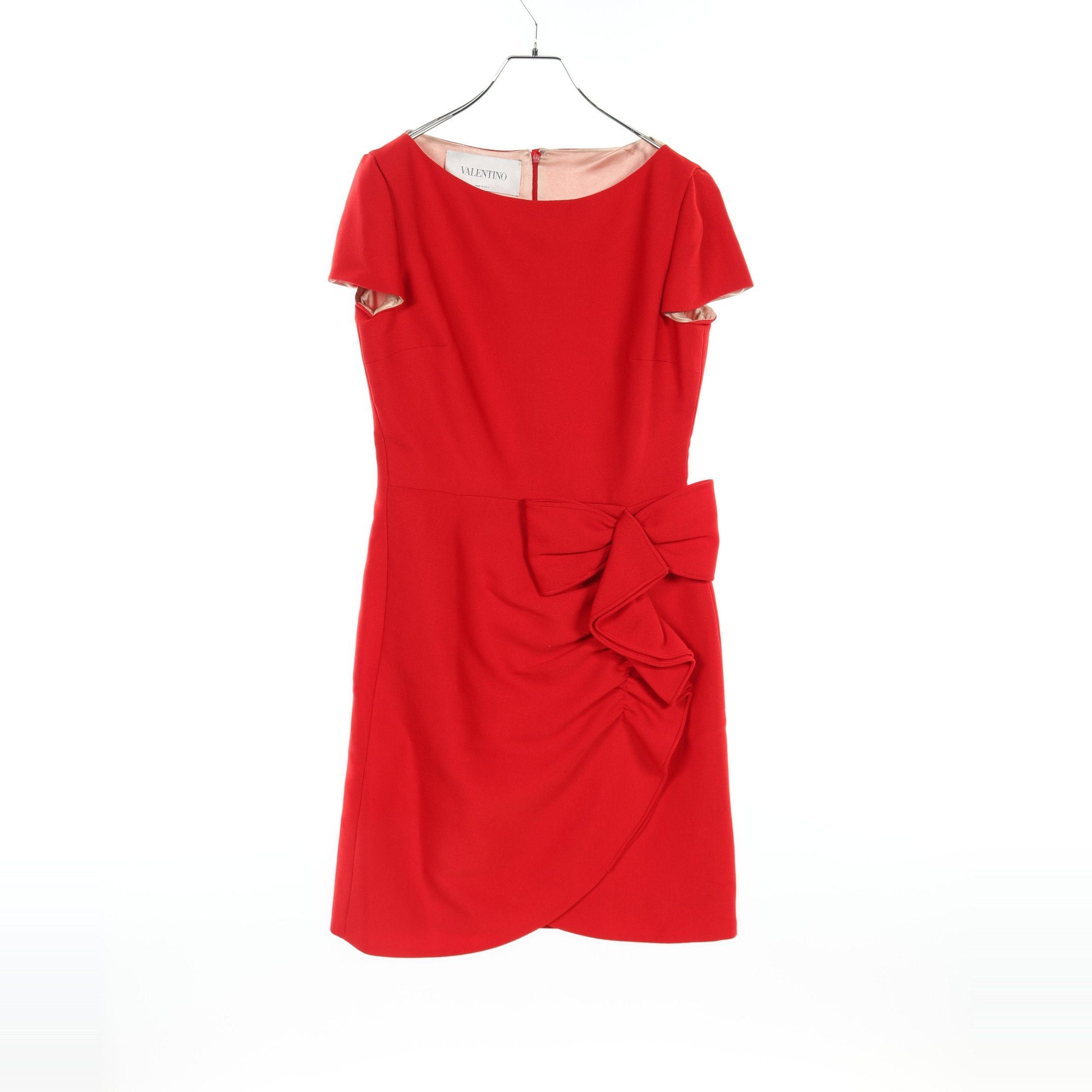 Valentino Valentino One Piece Wool Silk Red Ribbon | Grailed