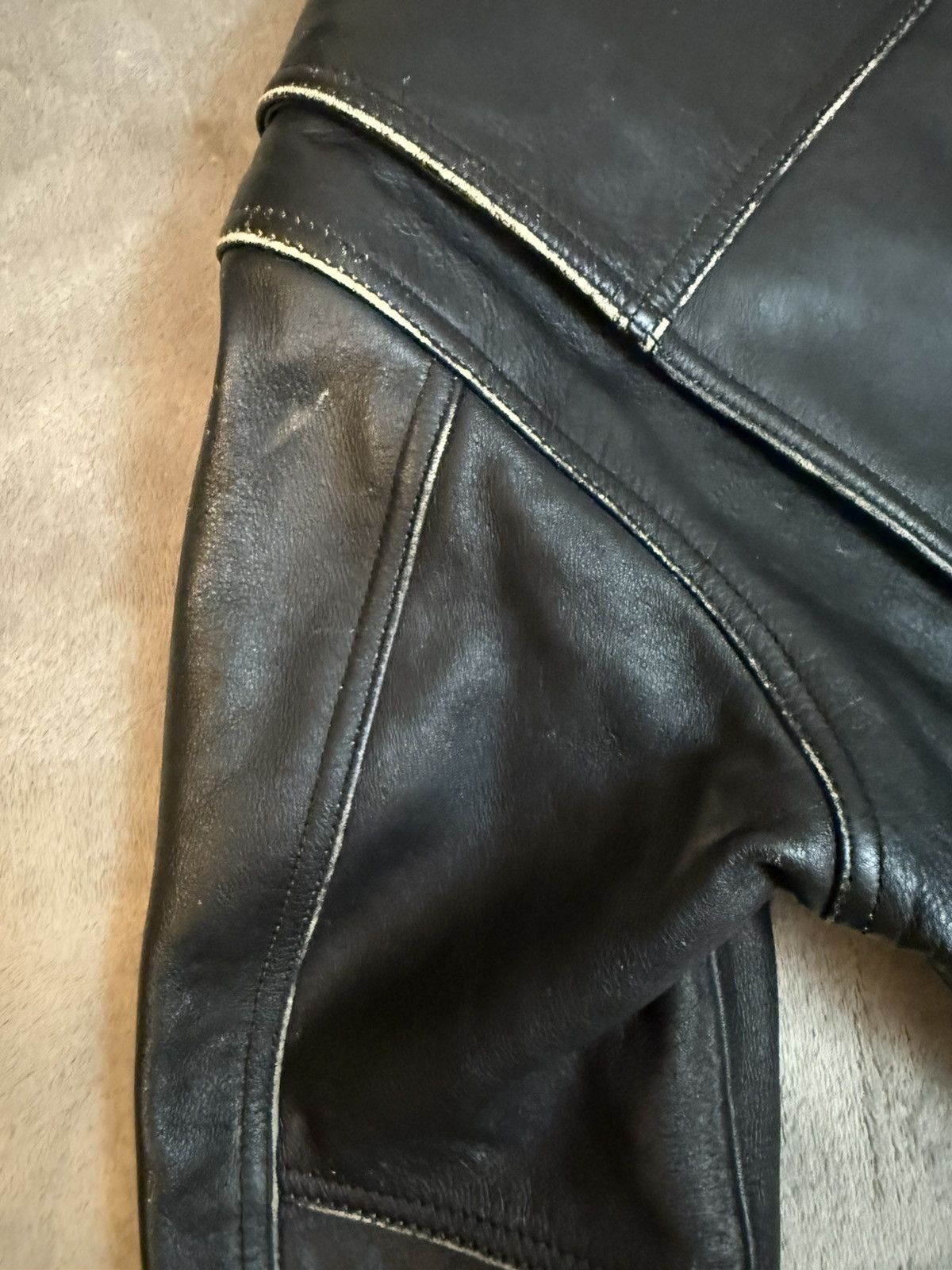 Harley Davidson Woman’s Harley Davidson Trucker/Motoclcle Jacket Blk Lg VTG Size L / US 10 / IT 46 - 17 Thumbnail