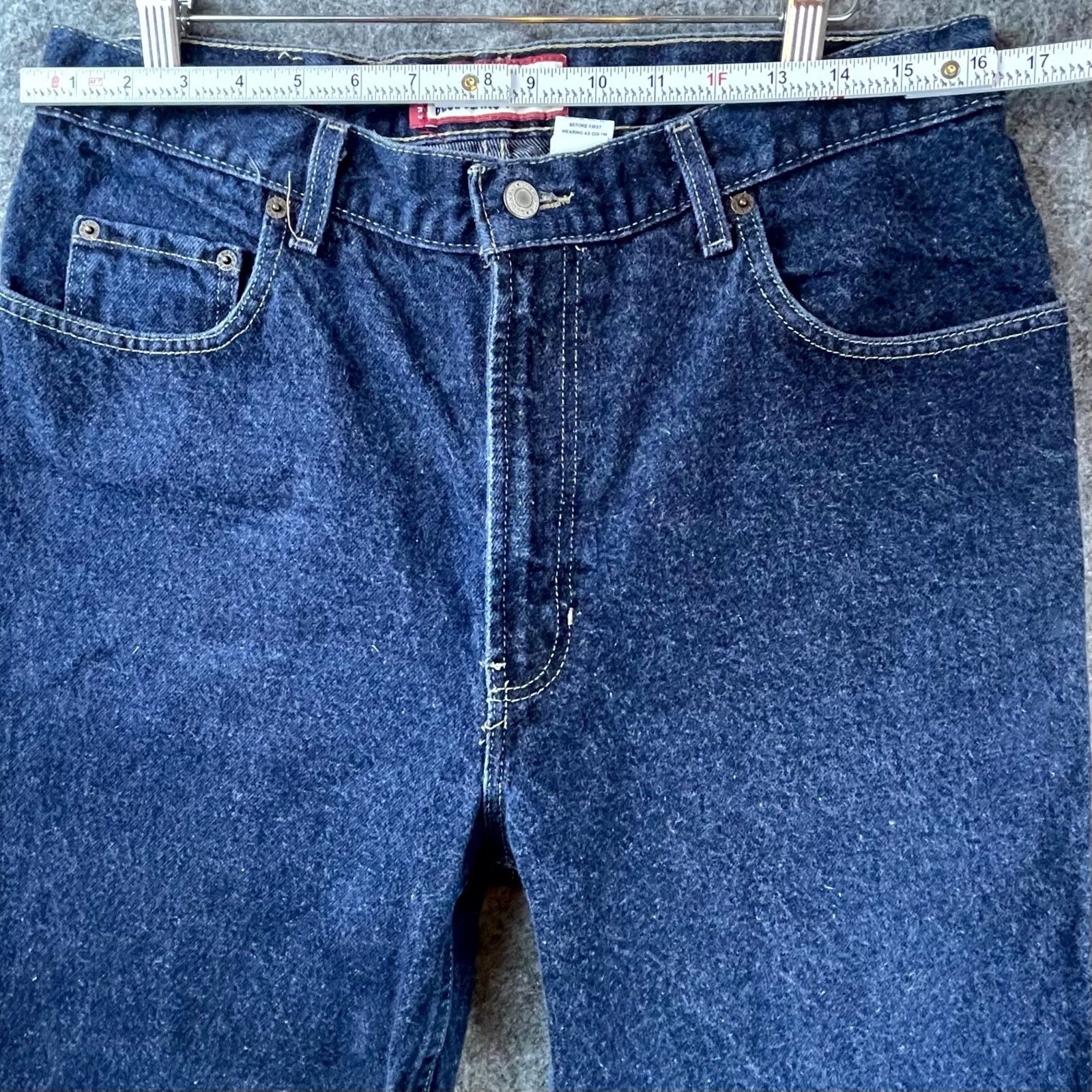 Old Navy Vintage Old Navy Jeans Mens 34 Straight Relaxed Frayed Loose Size US 34 / EU 50 - 4 Thumbnail