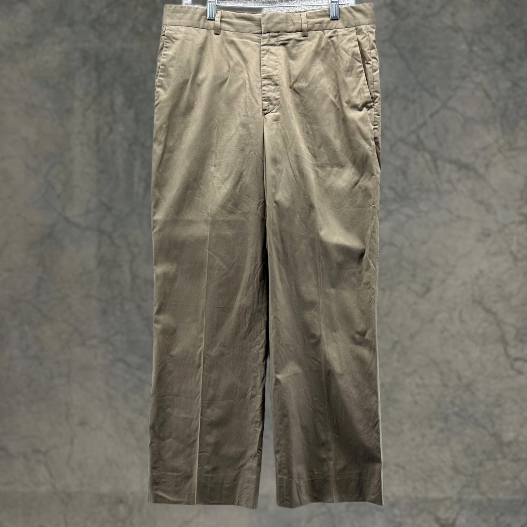 Ted Baker Ted Baker Pants Mens 32x31 Brown Cotton Chino Straight Leg Casual Wear Size US 32 / EU 48 - 1 Thumbnail
