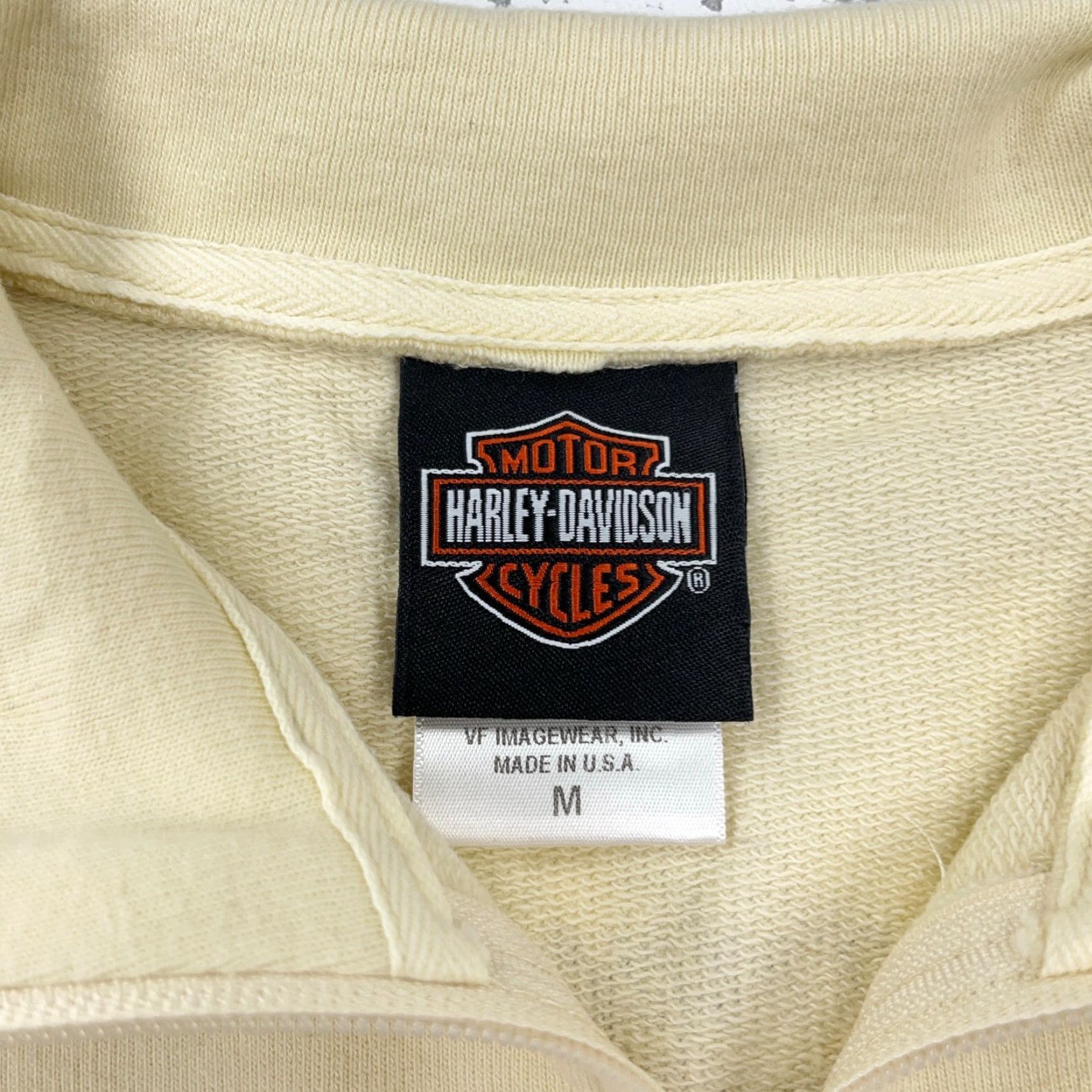 Harley Davidson VINTAGE Harley-Davidson Sweater Women Medium Pullover Knit Jacket All Seasons Logo Solid 90s Biker Fall Winter Spring Womens Size M / US 6-8 / IT 42-44 - 4 Thumbnail