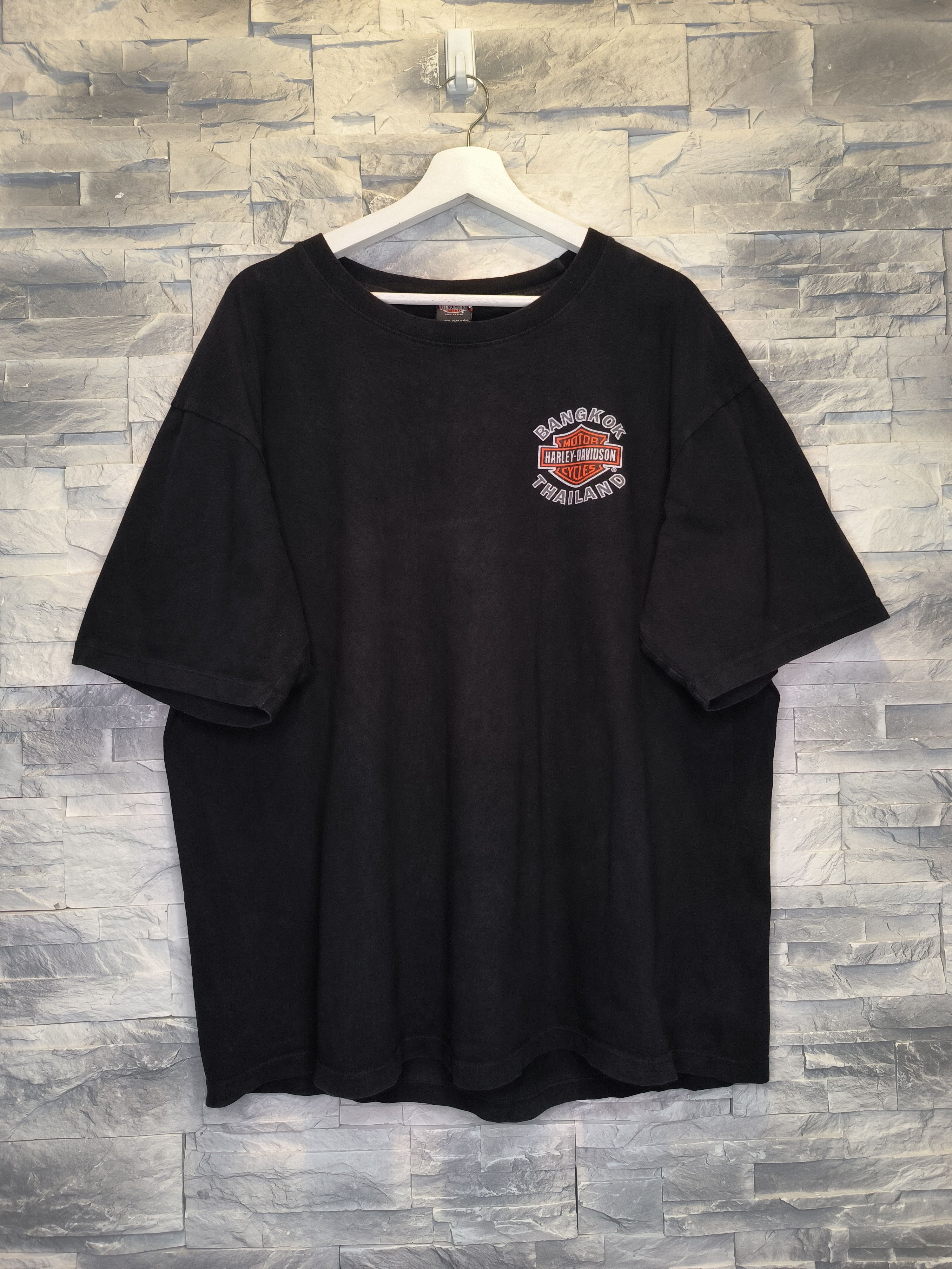 Harley Davidson Harley Davidson Vintage Tee Bangok Thailand Racing Size US XL / EU 56 / 4 - 2 Thumbnail
