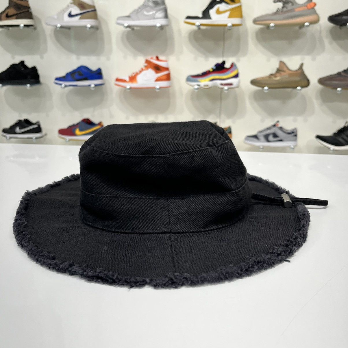 Jacquemus Jacquemus Denim Bucket Hat Black Size ONE SIZE - 2 Thumbnail