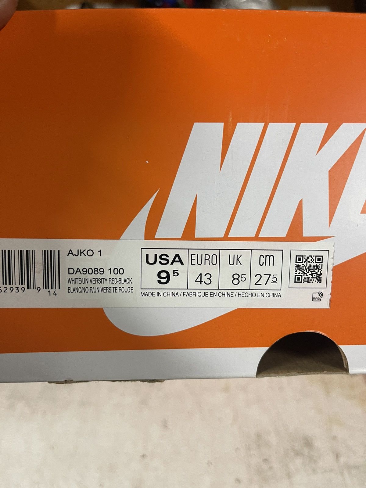Jordan Brand Jordan 1 KO Chicago Size US 9.5 / EU 42-43 - 8 Thumbnail