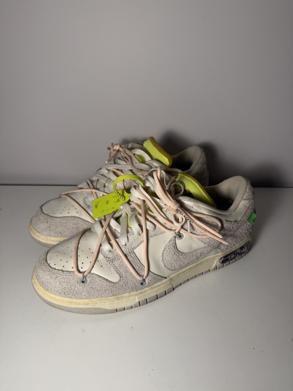 Nike × Off-White Nike Off-White x Dunk Low Lot 12 of 50 Size US 12 / EU 45 - 1 Thumbnail