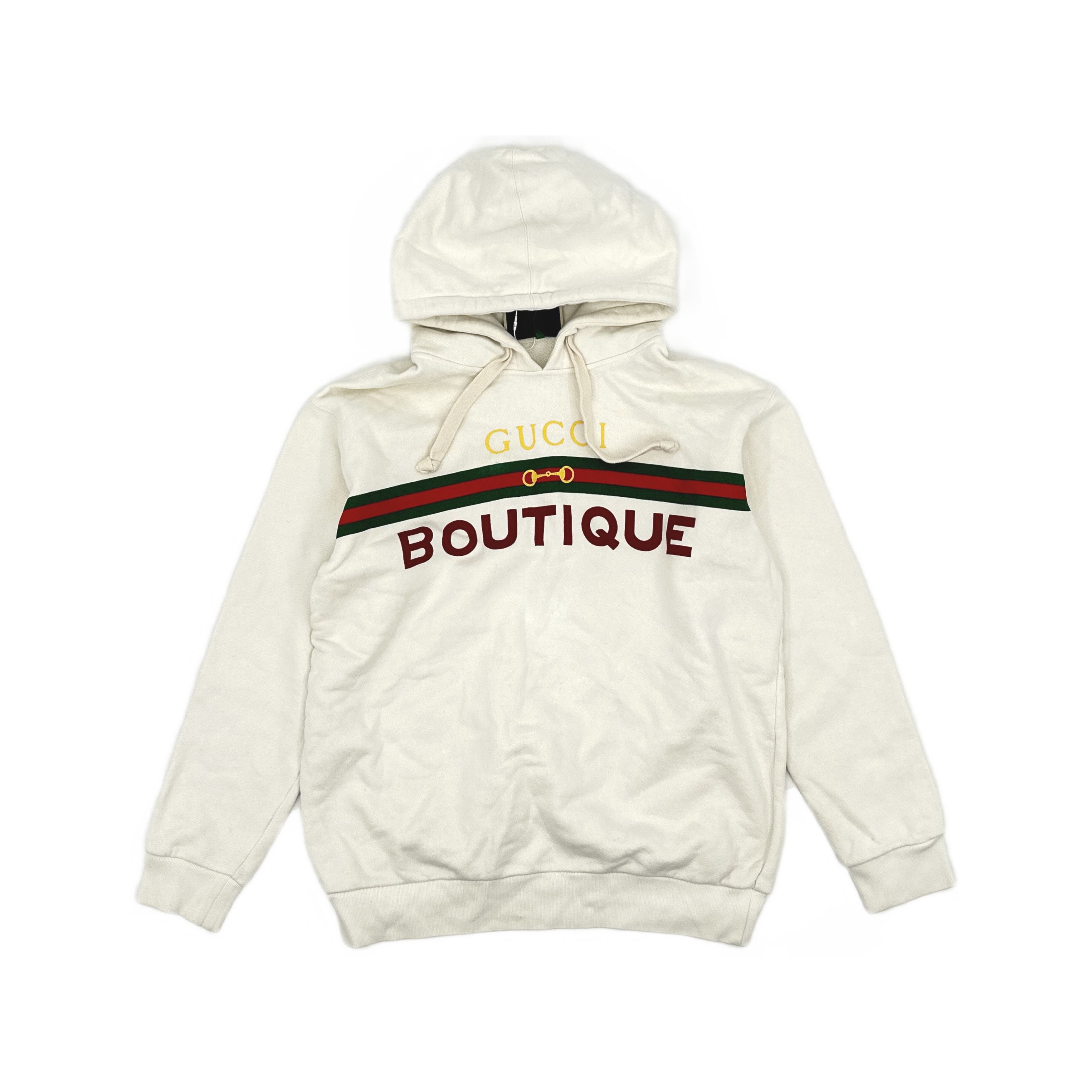 Gucci Gucci Boutique Web Logo Hoodie Size S Size S / US 4 / IT 40 - 1 Thumbnail
