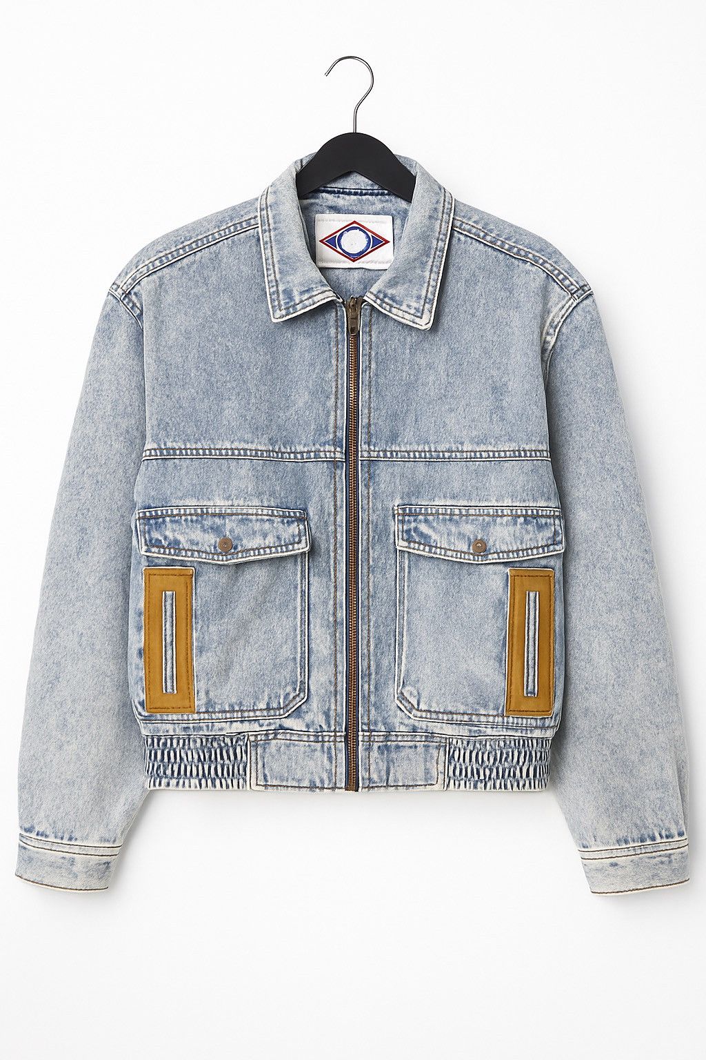 Vintage Vintage 90s Horizon Outer Wear Acid Wash Denim Jacket Size US M / EU 48-50 / 2 - 1 Thumbnail