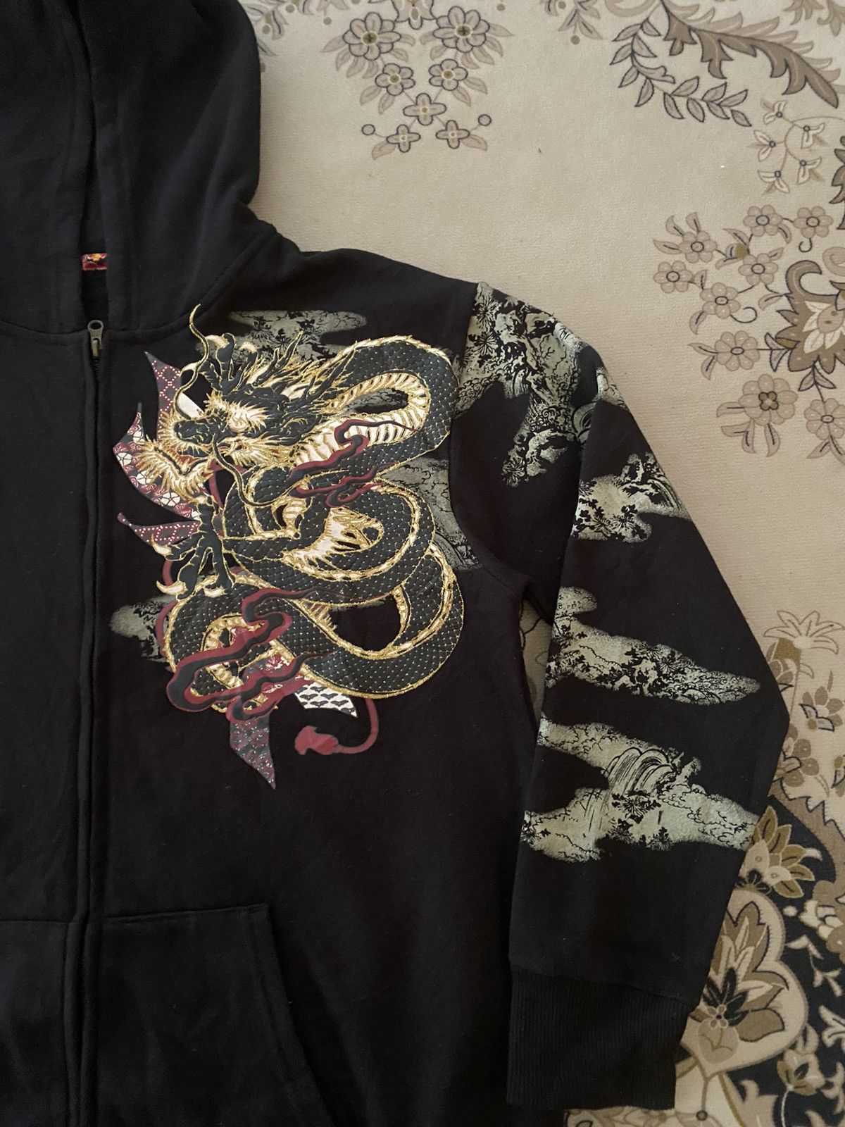 Japanese Brand Vintage Japanese Brand Sukajan Zipper Hoodie Size US L / EU 52-54 / 3 - 3 Thumbnail