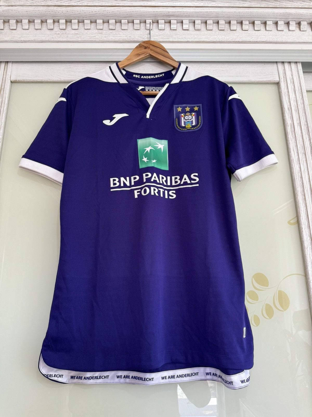 Adidas Anderlecht 2019-2020 Home Soccer Jersey Football Kit Shirt Size US M / EU 48-50 / 2 - 5 Thumbnail