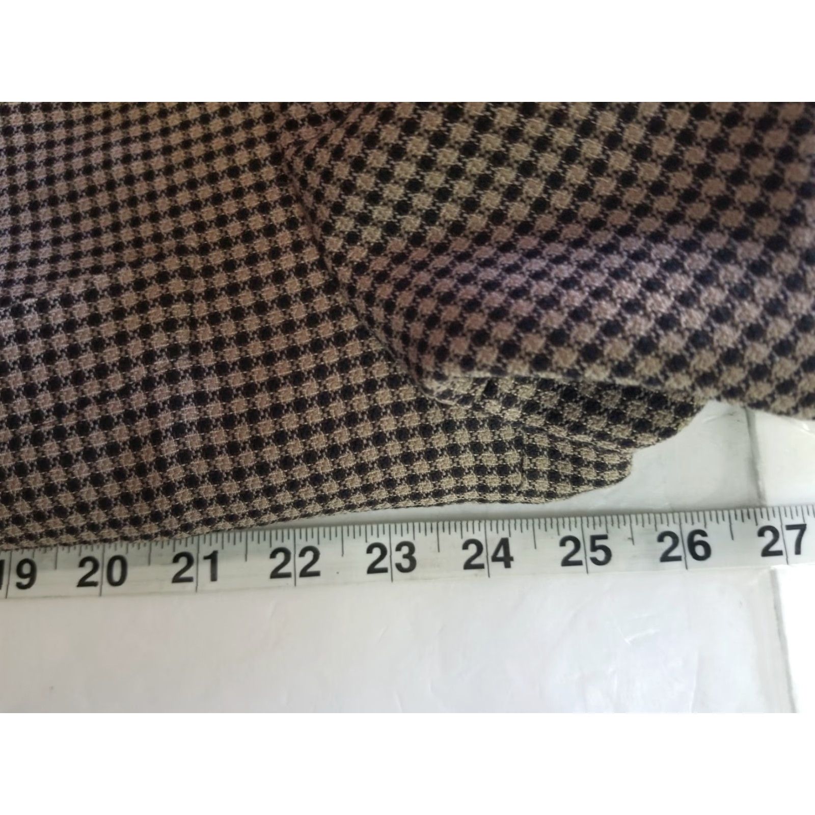 Canali Canali SPORT COAT Plaid Wool Blazer 54L Men Brown Made In Italy 2 Piece 100% Wool Mens jacket Size 54R - 4 Thumbnail