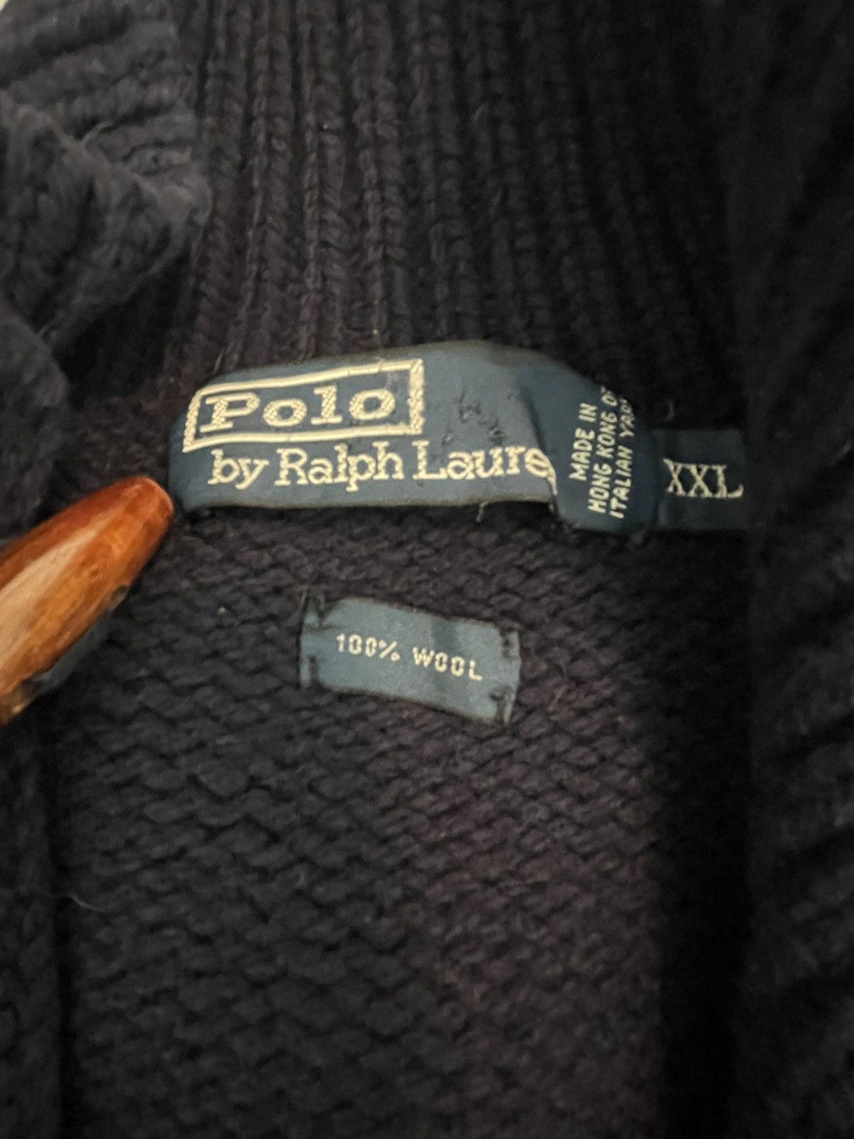 Polo Ralph Lauren Vintage Polo Ralph Lauren 100% Wool Toggle Sweater Size US XXL / EU 58 / 5 - 3 Thumbnail