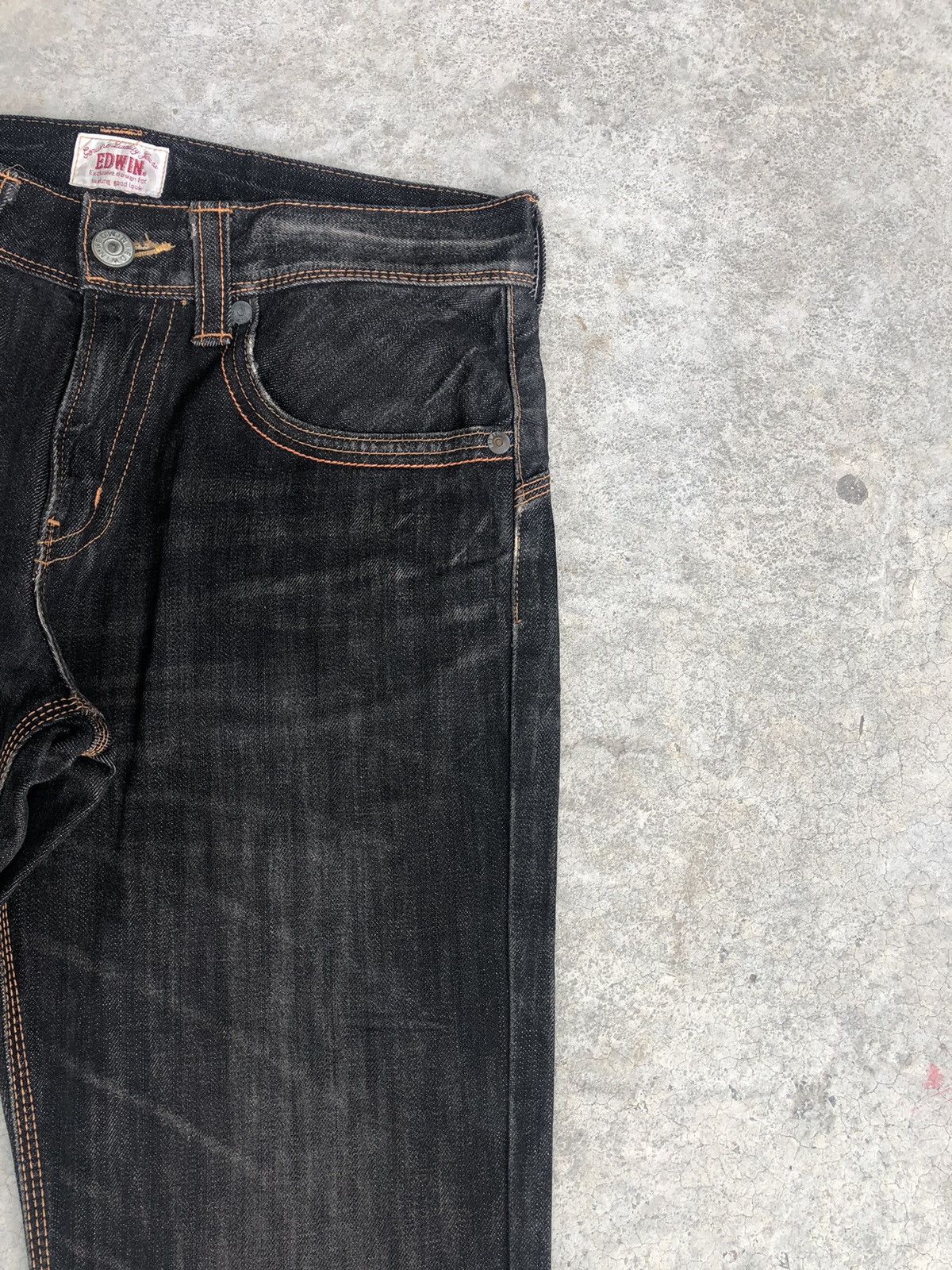 Edwin Y2k Edwin XV Flared Jeans Distressed buckle back jeans Size US 33 - 5 Thumbnail