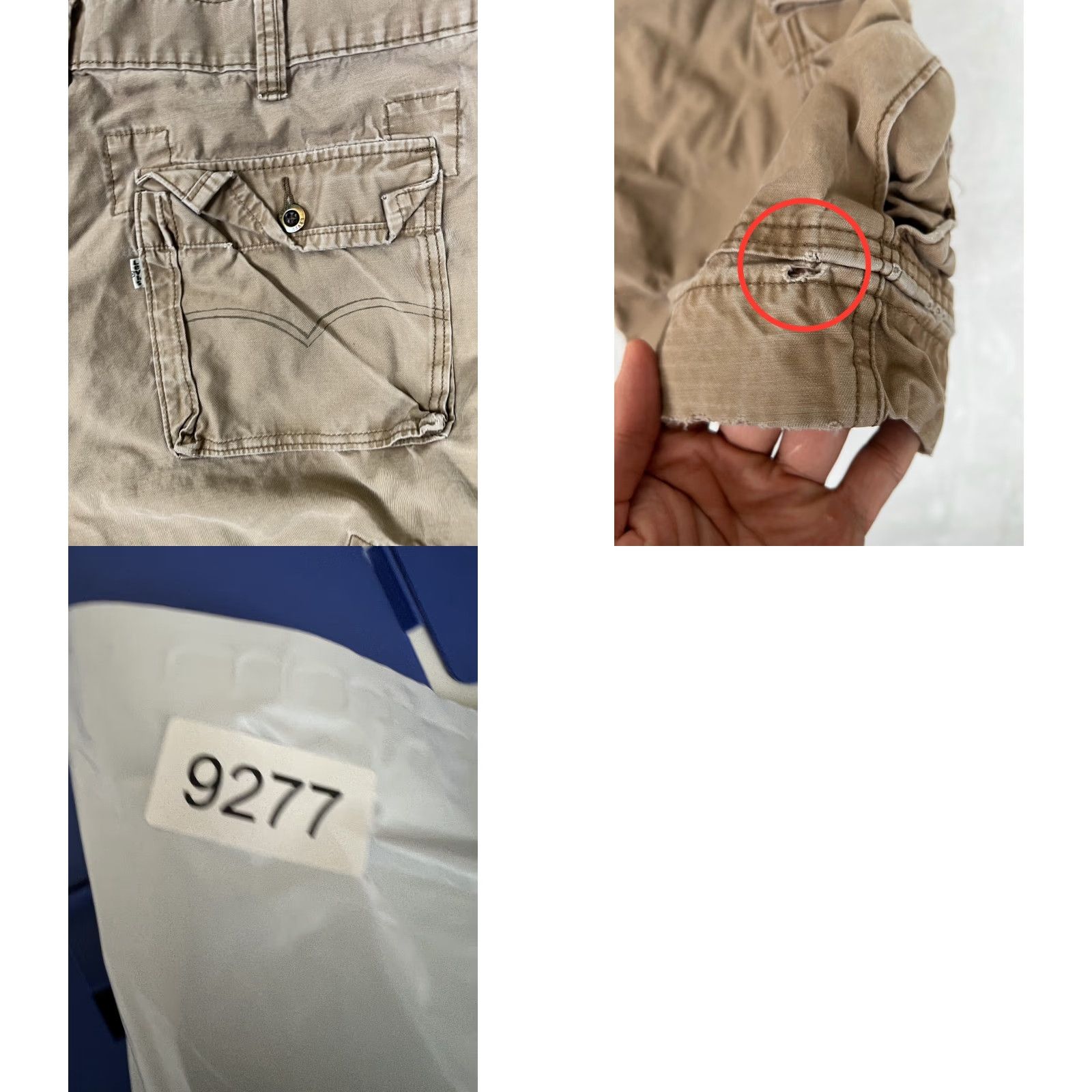Levi's VINTAGE Levi’s Cargo Shorts Men Regular 32 Brown Cotton 90s Outdoor 12in Inseam Mens Size US 32 / EU 48 - 8 Thumbnail