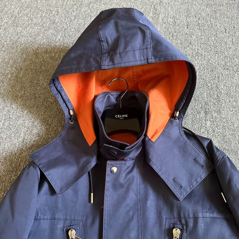 Dior Dior 16ss Blue Orange Windbreaker Hunting Jacket Coat 2501- Size US L / EU 52-54 / 3 - 3 Thumbnail