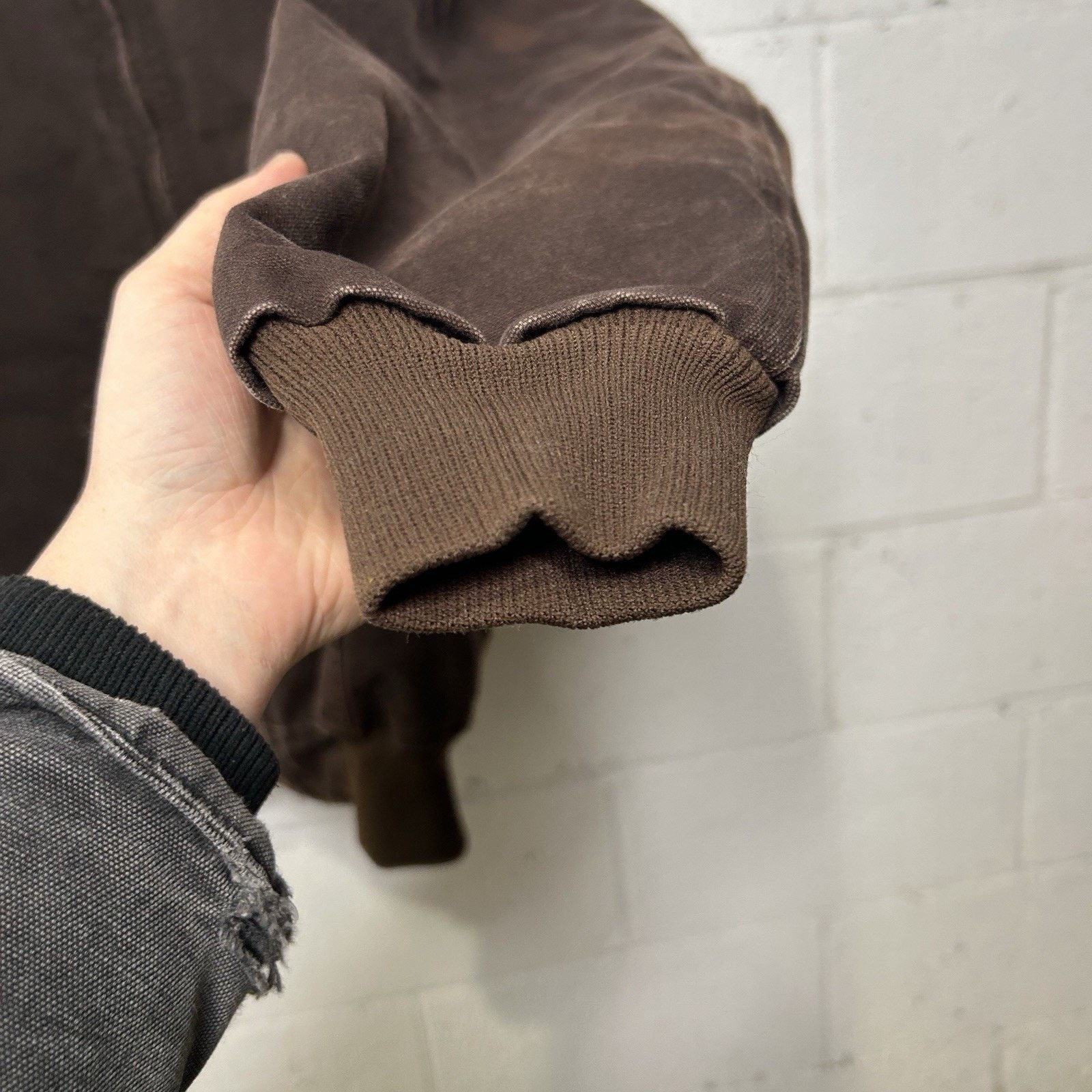 Carhartt Vintage Carhartt Hooded Active Jacket “Dark Brown” WJ130 DKB Size XL / US 12-14 / IT 48-50 - 10 Thumbnail