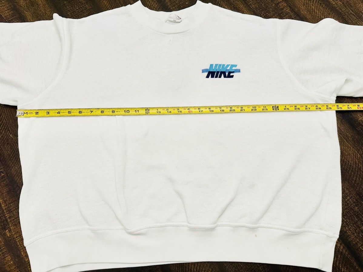 Nike VTG Nike Spell Out Embroidered Crewneck Sweatshirt 80/90s-XL Size US XL / EU 56 / 4 - 7 Thumbnail
