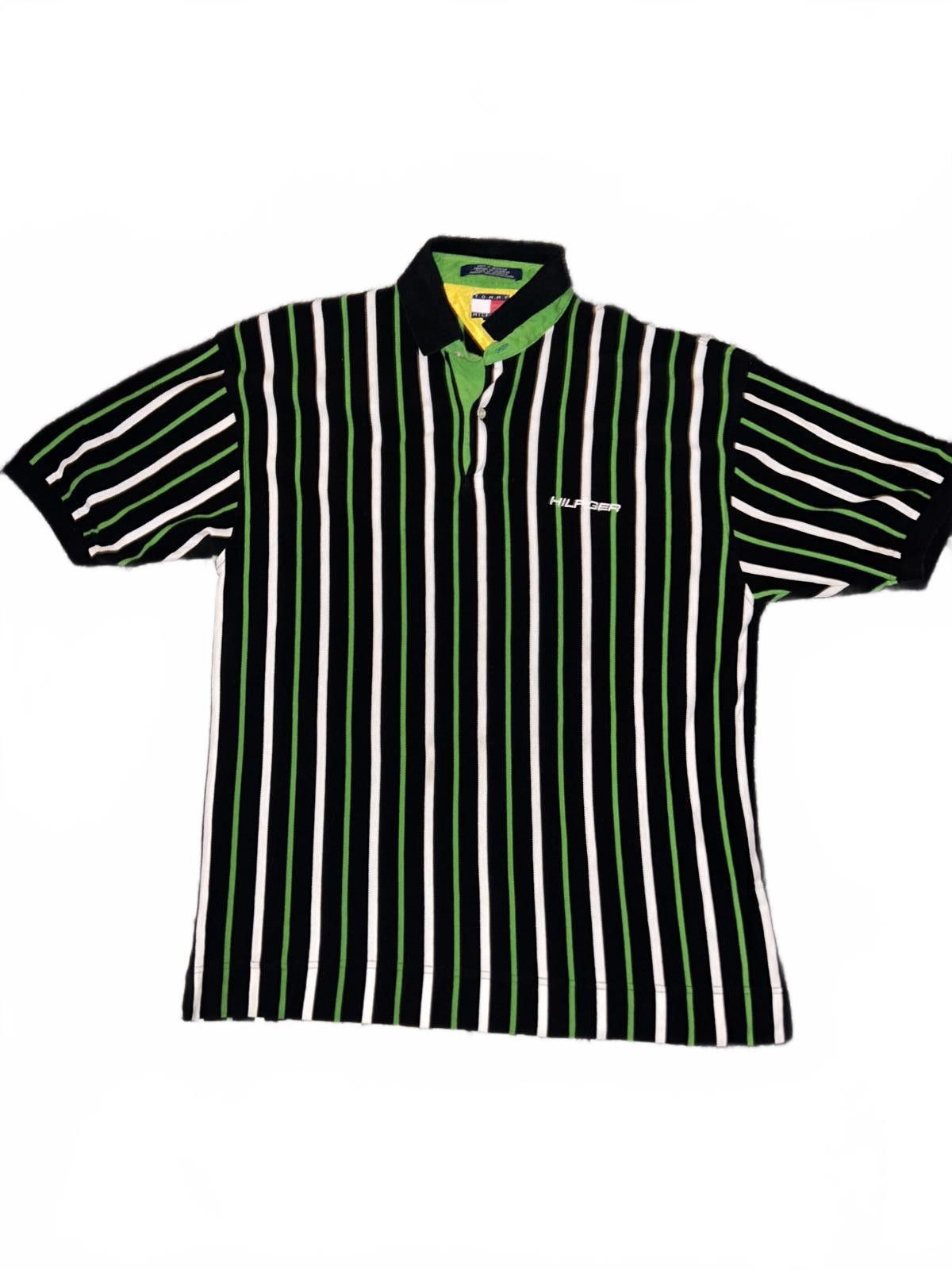 Tommy Hilfiger Vintage Tommy Hilfiger Men's Striped Polo Shirt Size US L / EU 52-54 / 3 - 1 Thumbnail