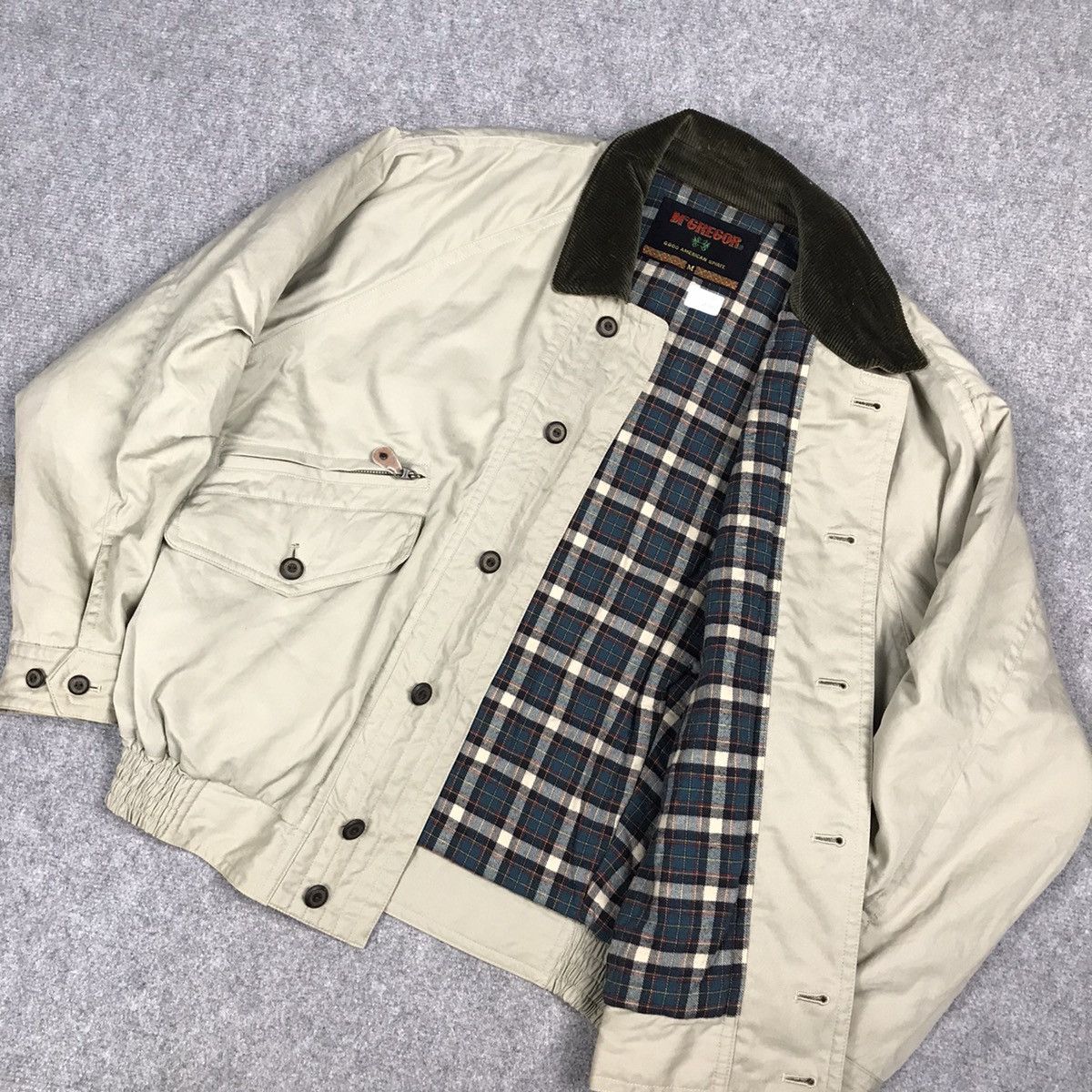 Designer × Japanese Brand × McGregor McGregor bomber button design style jacket Size US M / EU 48-50 / 2 - 13 Thumbnail