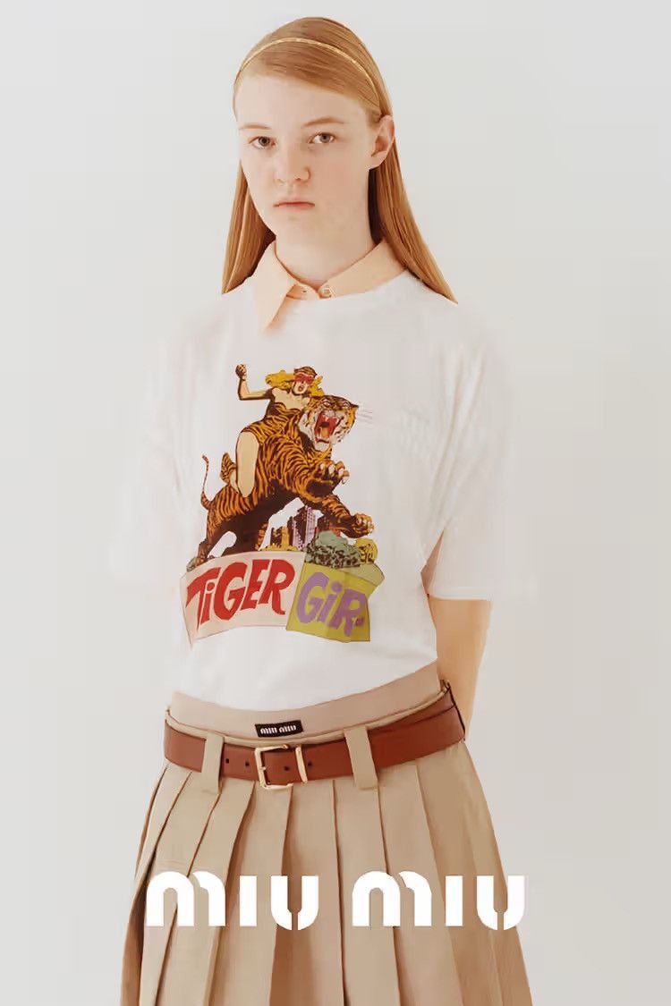 Miu Miu SS/22 Lunar New Year Capsule Tee Size US XS / EU 42 / 0 - 7 Thumbnail