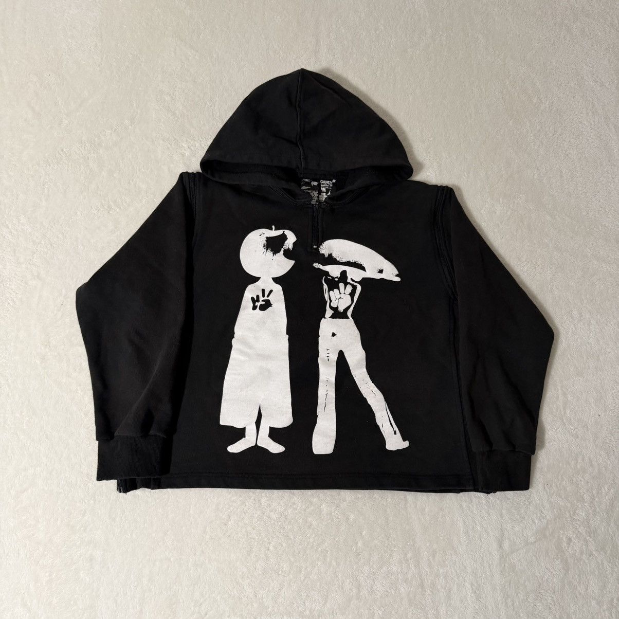 Hysteric Glamour Paynestar "Dots and Loops" deconstructable hoodie Size US S / EU 44-46 / 1 - 1 Thumbnail