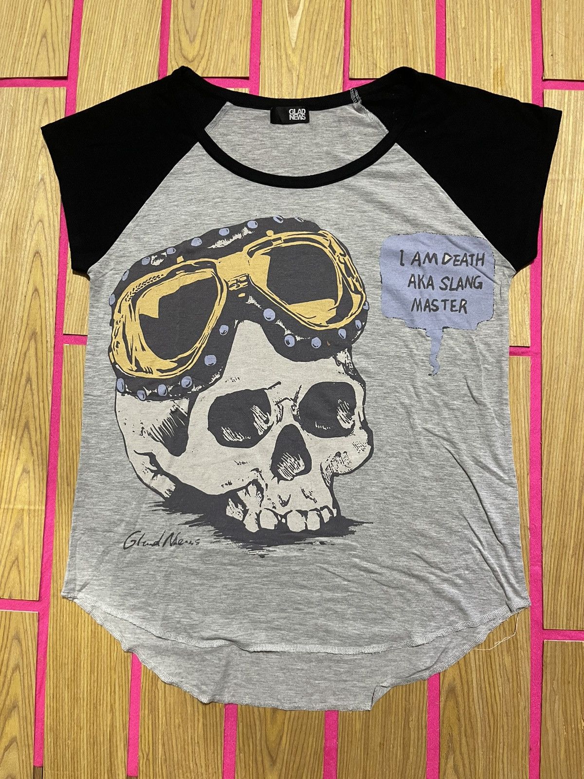 If Six Was Nine Y2K GLAD NEWS short sleeve tshirt picture big skull ifsix Size M / US 6-8 / IT 42-44 - 1 Thumbnail