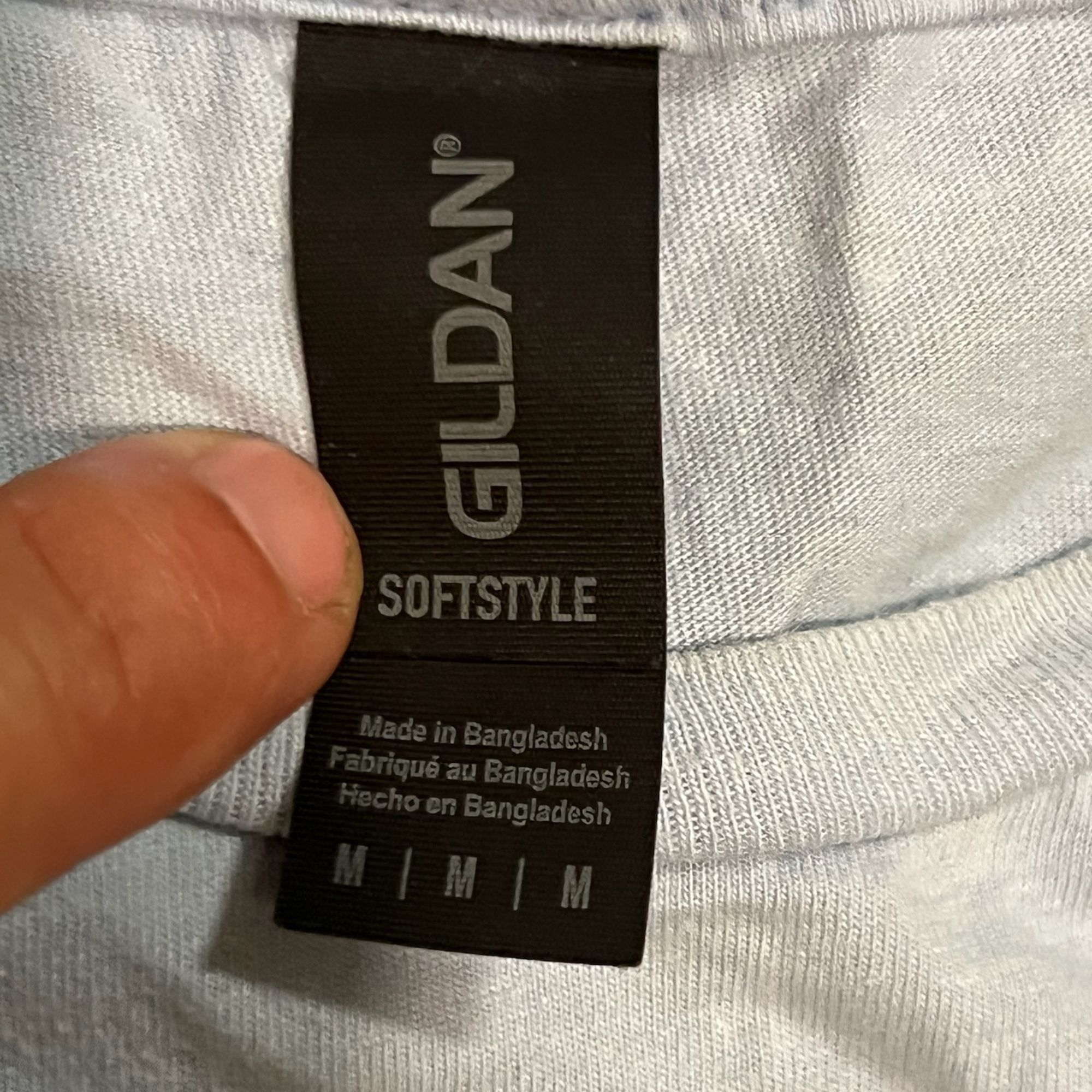 Gildan Oasis Gildan Softstyle Big Logo T-Shirt Size M Gray Comforta Size US M / EU 48-50 / 2 - 5 Thumbnail