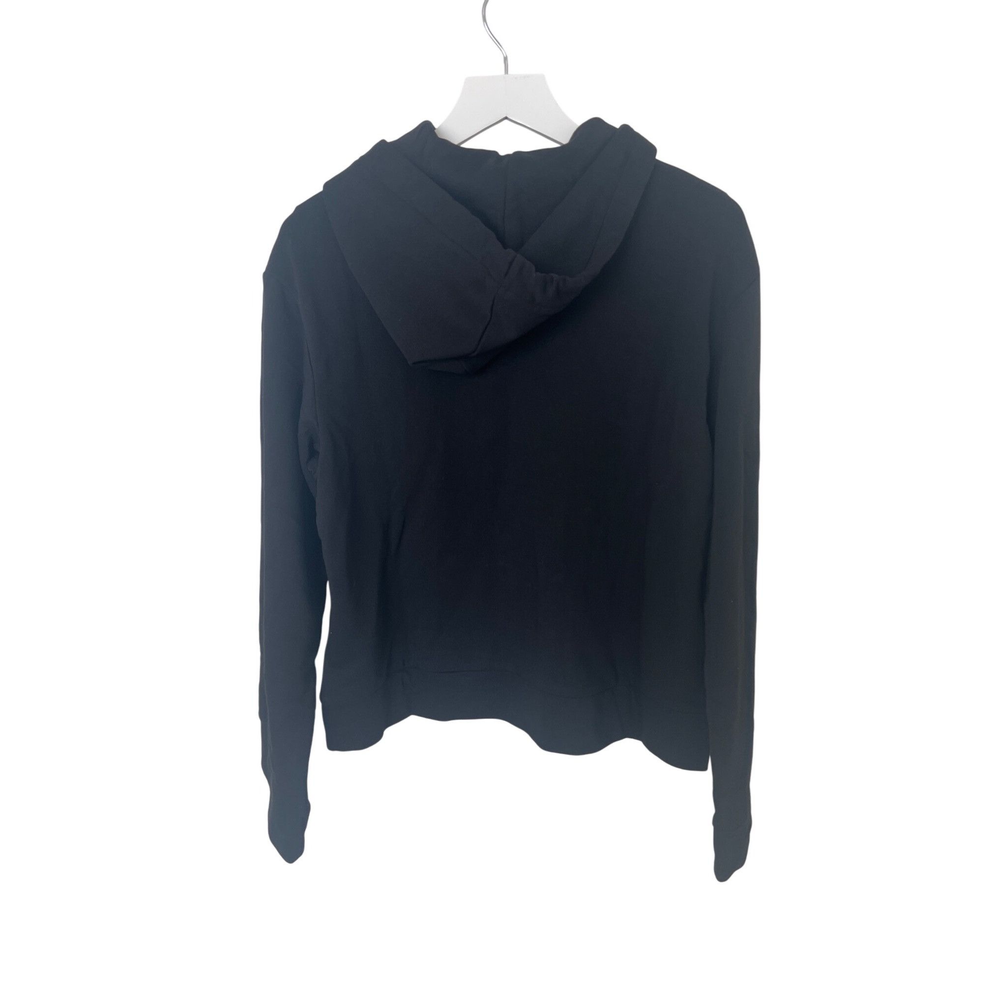 H&M H&M Wide Sleeve Hoodie Black Soft Jersey Cotton Blend Size S / US 4 / IT 40 - 3 Thumbnail