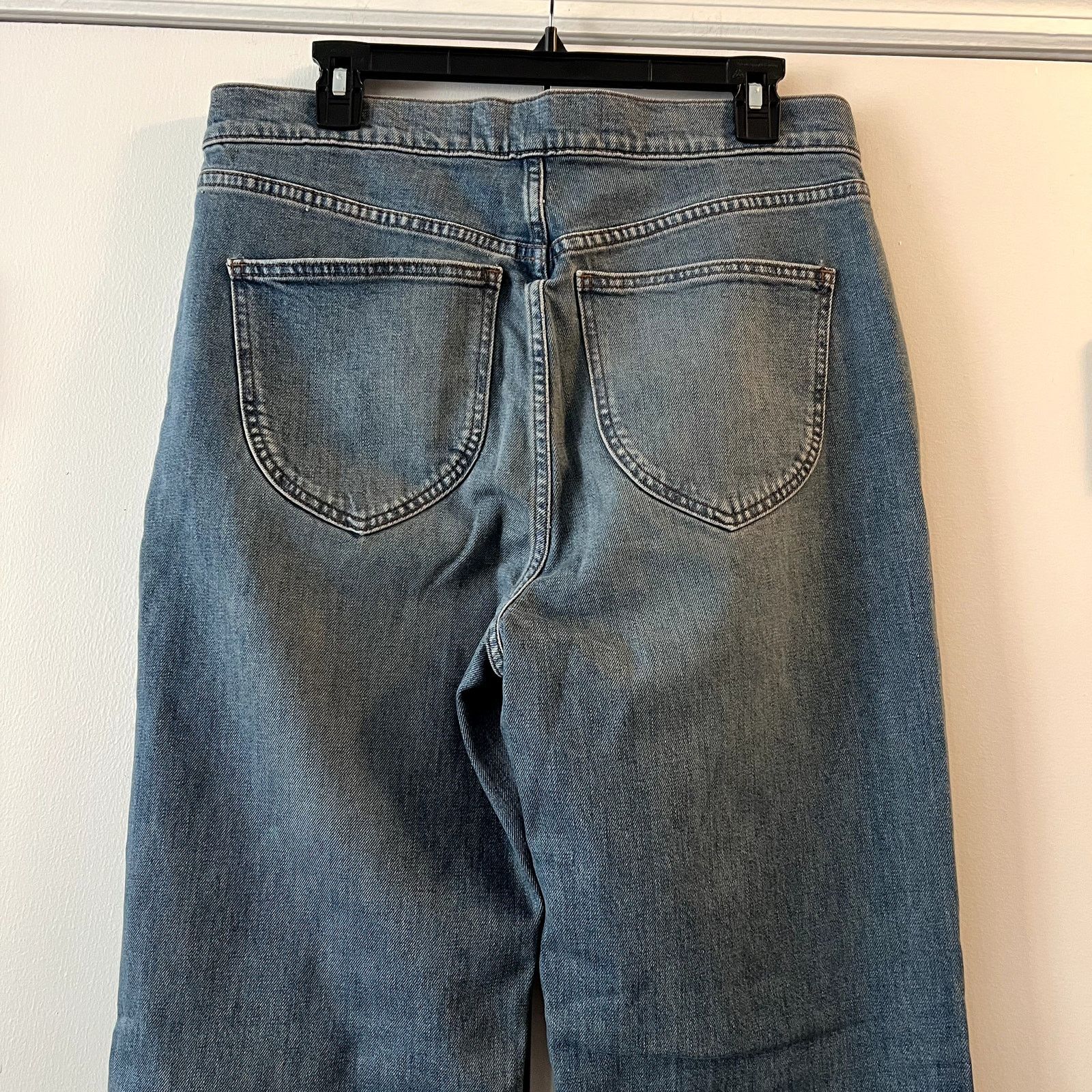 Veronica Beard Veronica Beard crosbie wide leg with western pocket jeans Size 31" - 7 Thumbnail