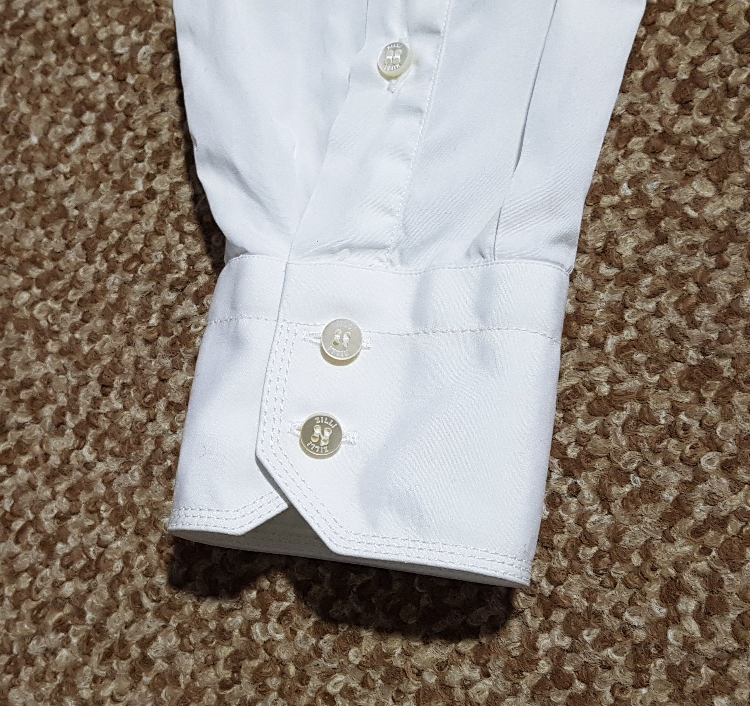 Zilli Zilli White Formal Shirt Long Sleeve Luxury Size US L / EU 52-54 / 3 - 7 Thumbnail